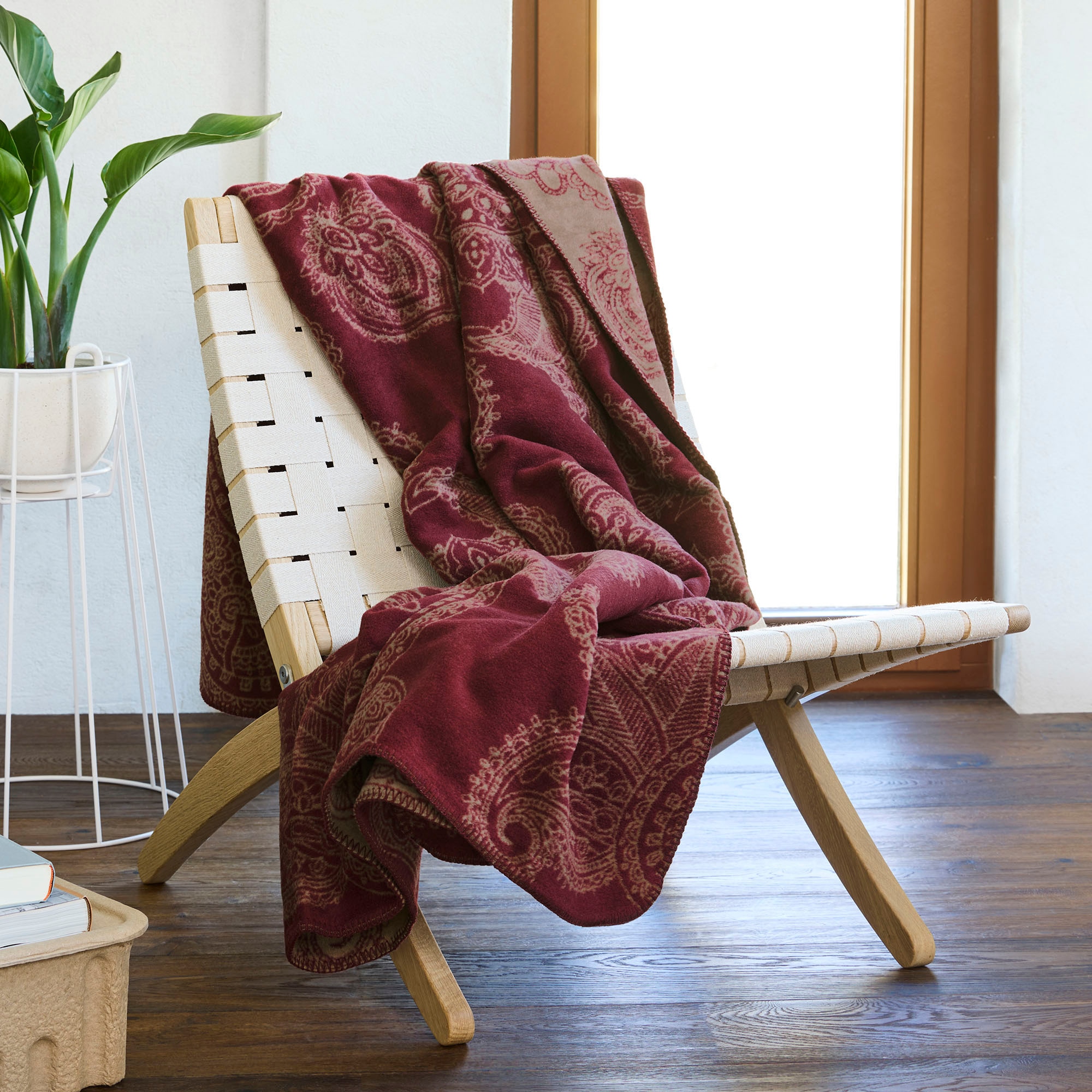 IBENA Wohndecke »Jacquard Decke Salem«, mit elegantem Paisley Muster