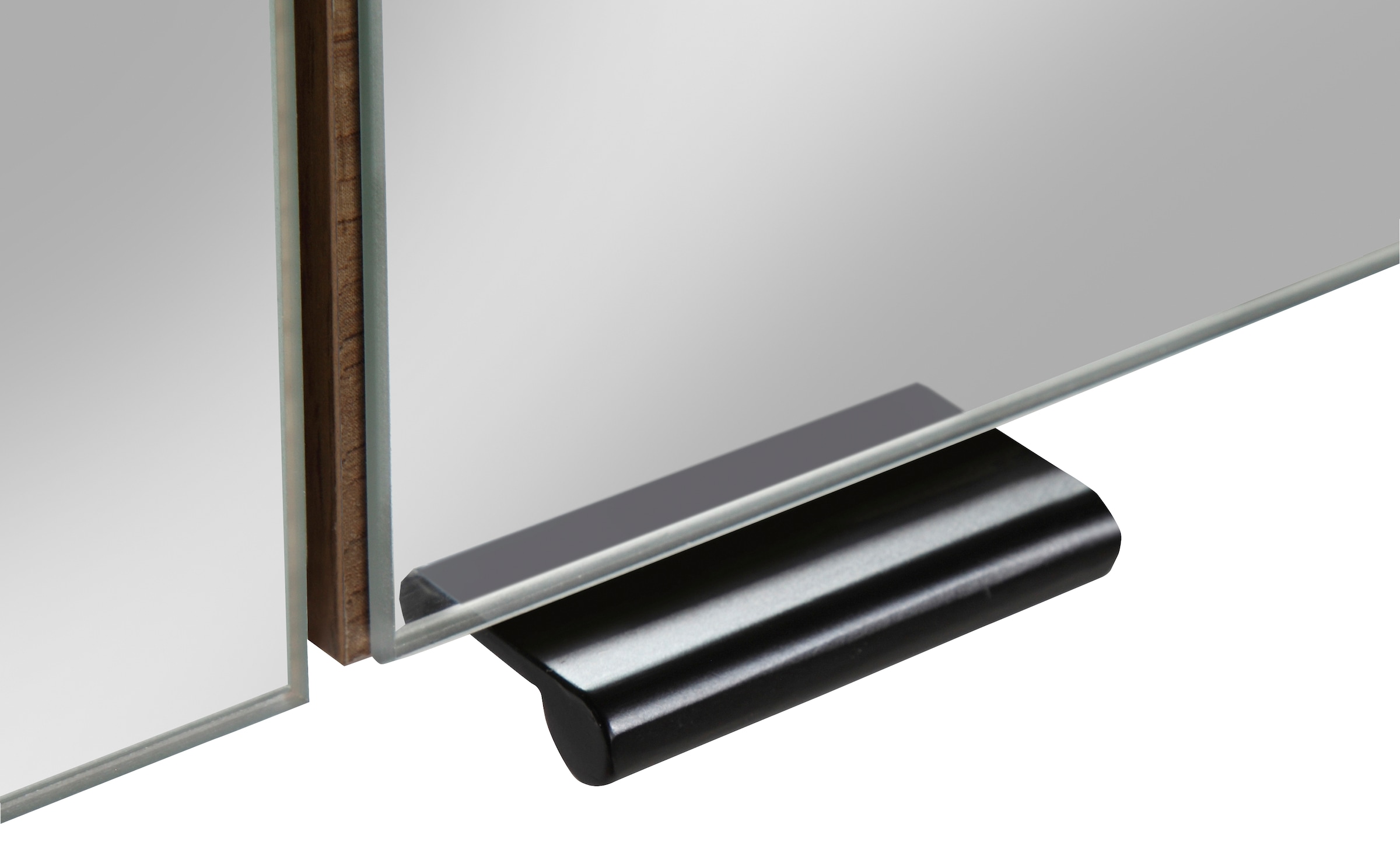 welltime Spiegelschrank »Trento, verschiedene Ausführungen und Farben«, Breite 100 cm, mit 3D-Effekt, Spiegeltüren, Inklusive LED-Beleuchtung