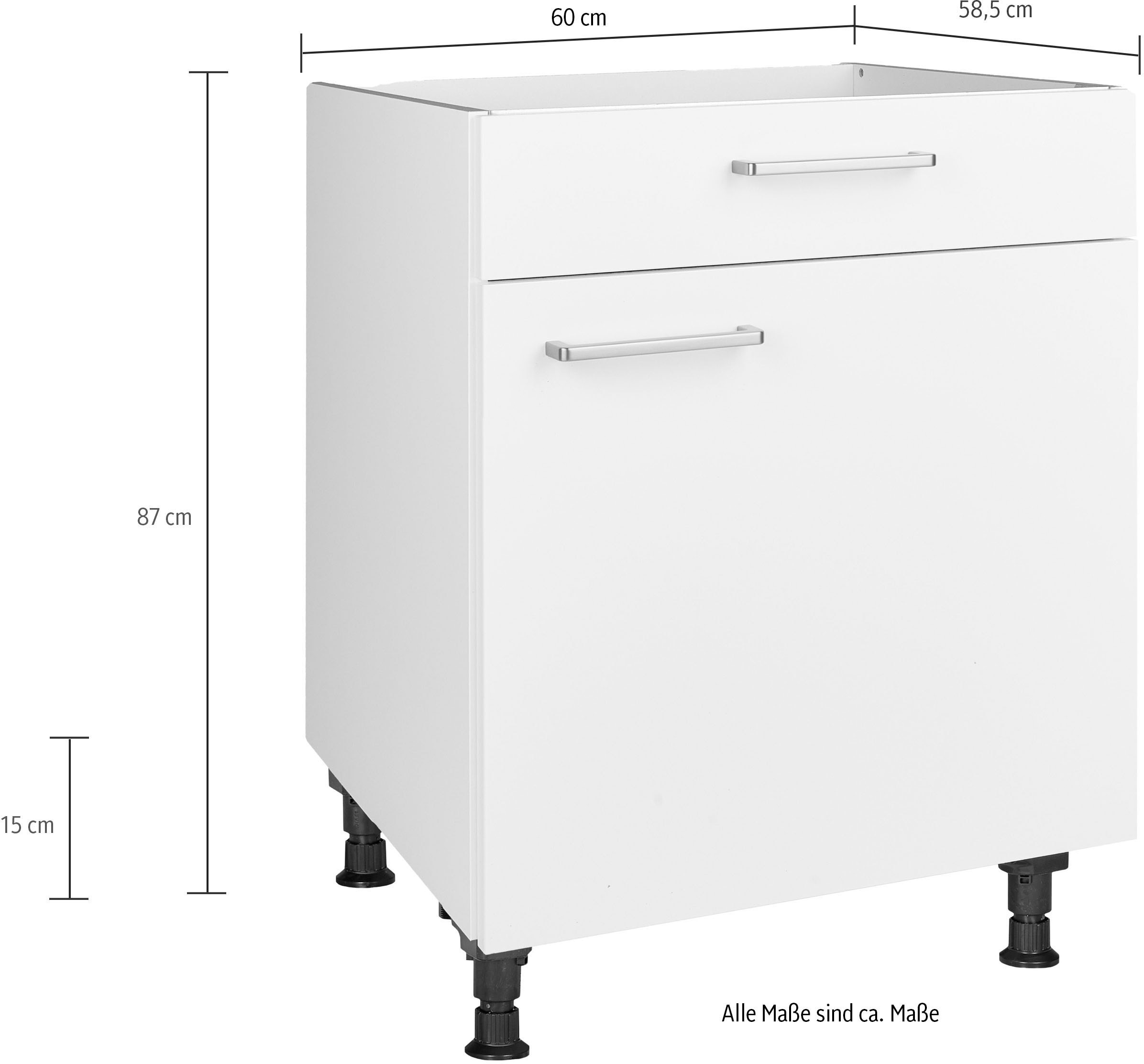 wählbar« nobilia® elements Kochfeldumbauschrank Ausrichtung BAUR | »\