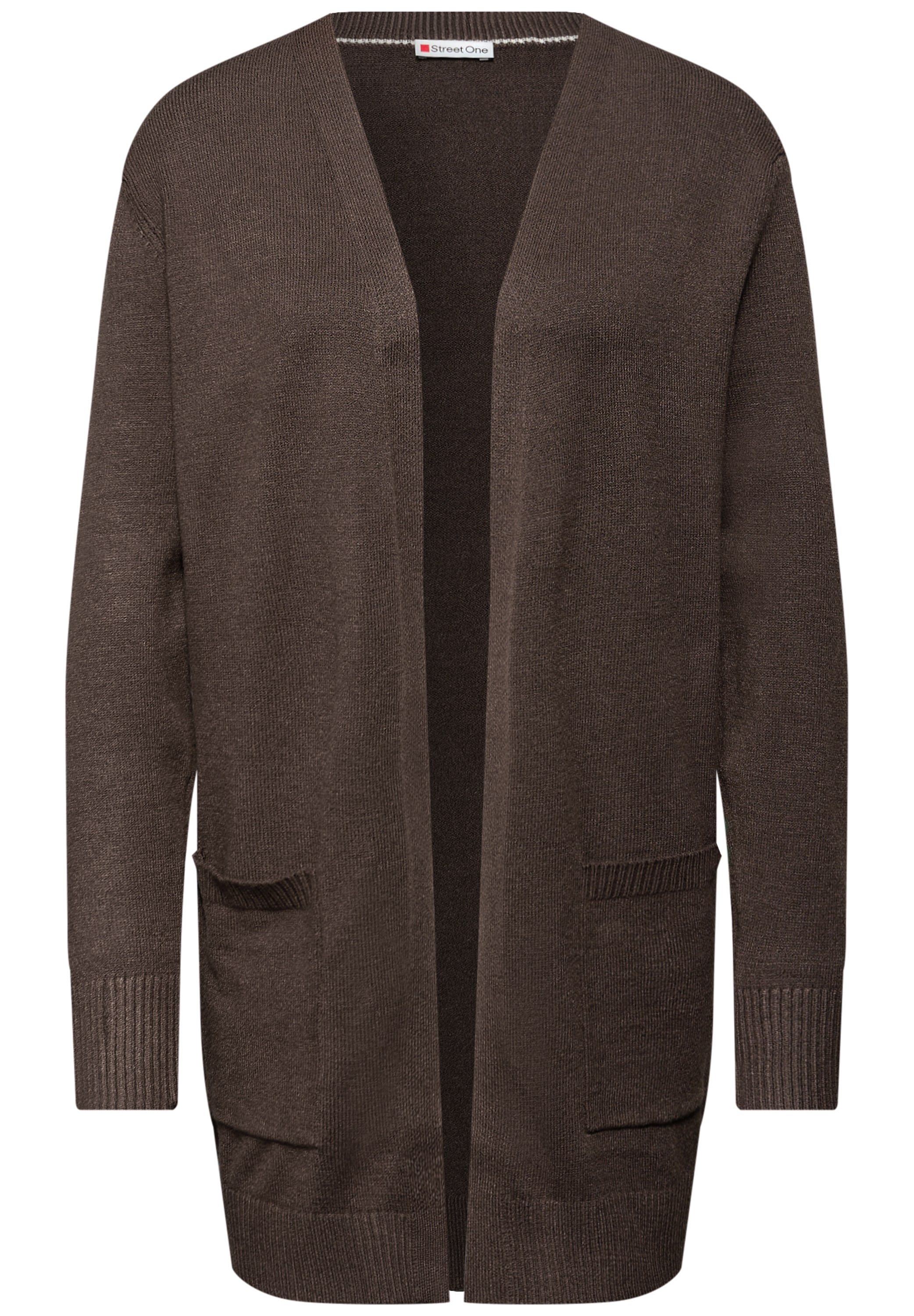 STREET ONE Strickjacke, aus softem Materialmix