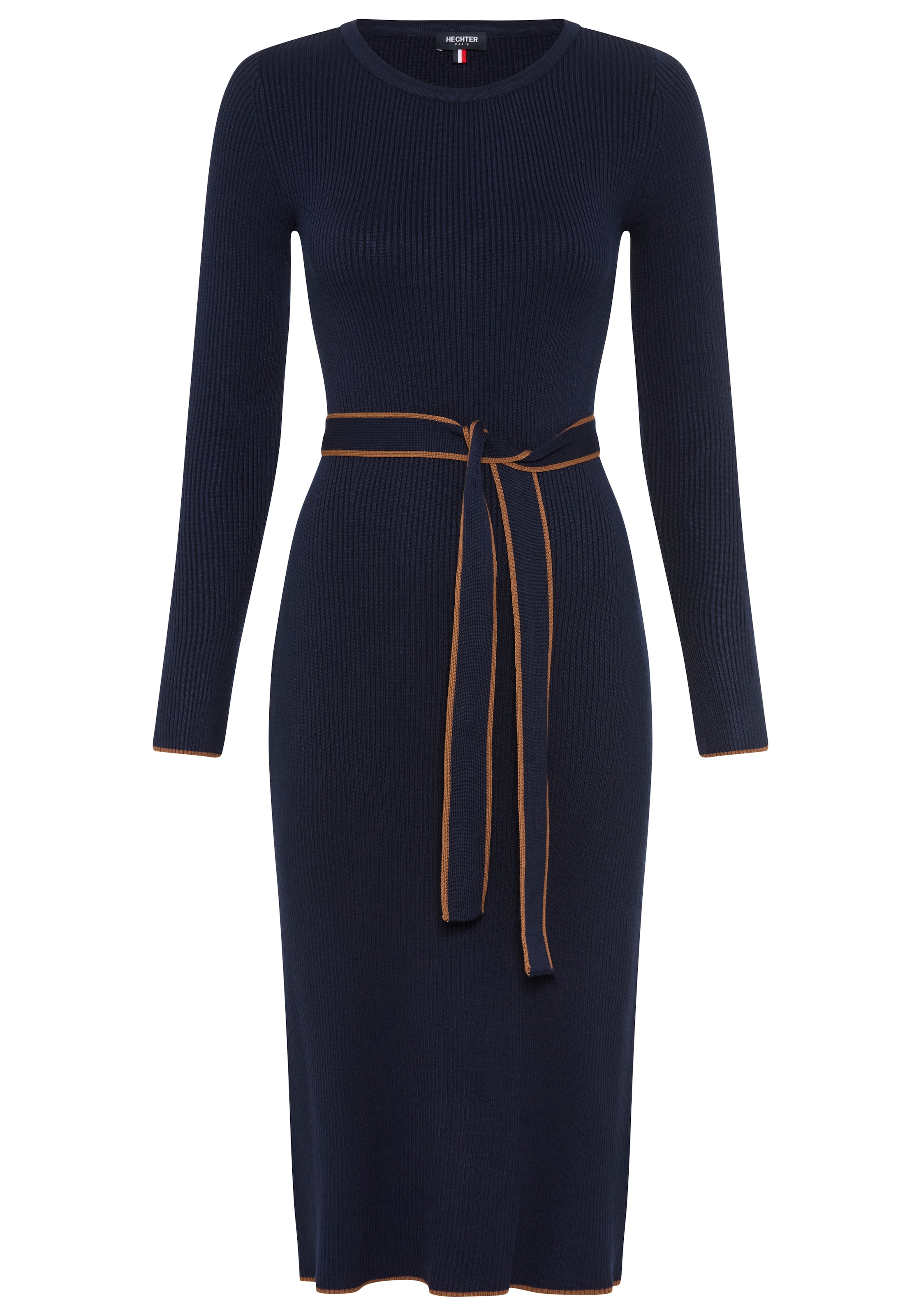 HECHTER PARIS Strickkleid, mit Streifengürtel - NEUE KOLLEKTION