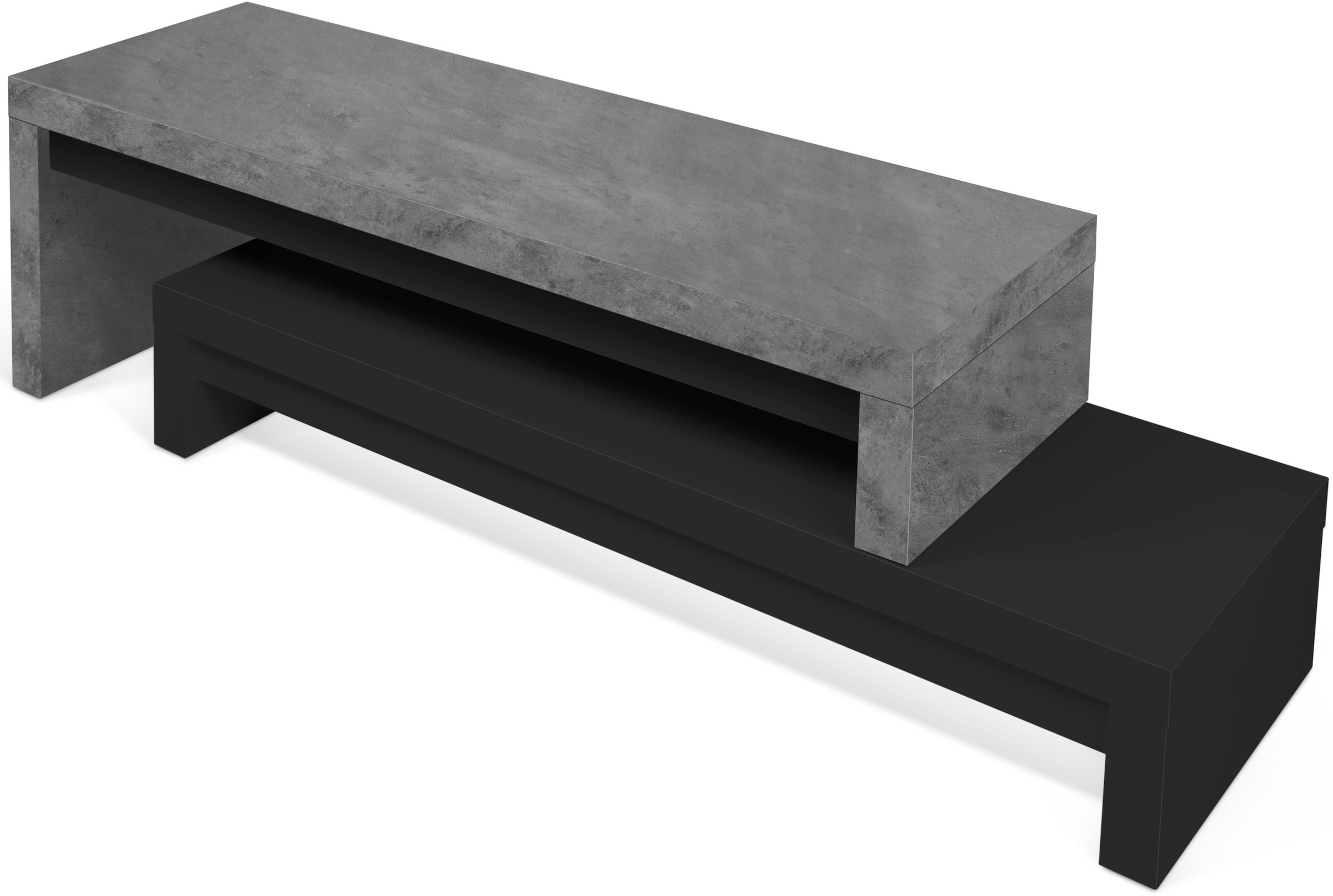 TemaHome Lowboard »Cliff«, Kommode in raffinierter Optik und aus schönem Holz, Breite 235 cm