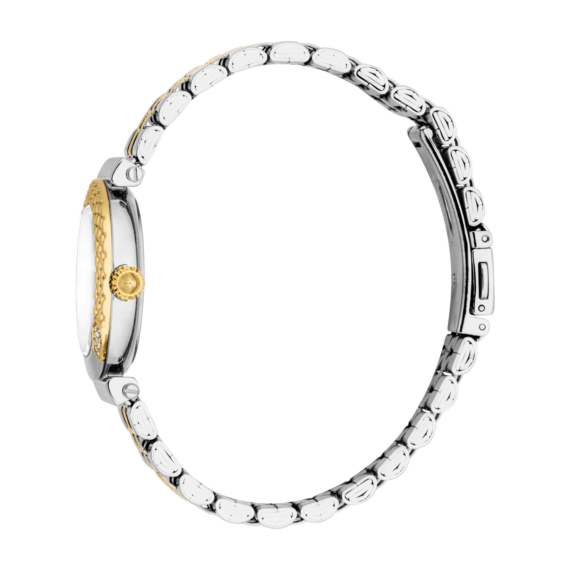 Just Cavalli Time Quarzuhr »Mistero«, Armbanduhr, Damenuhr, Edelstahlarmband, analog, Kristallsteine