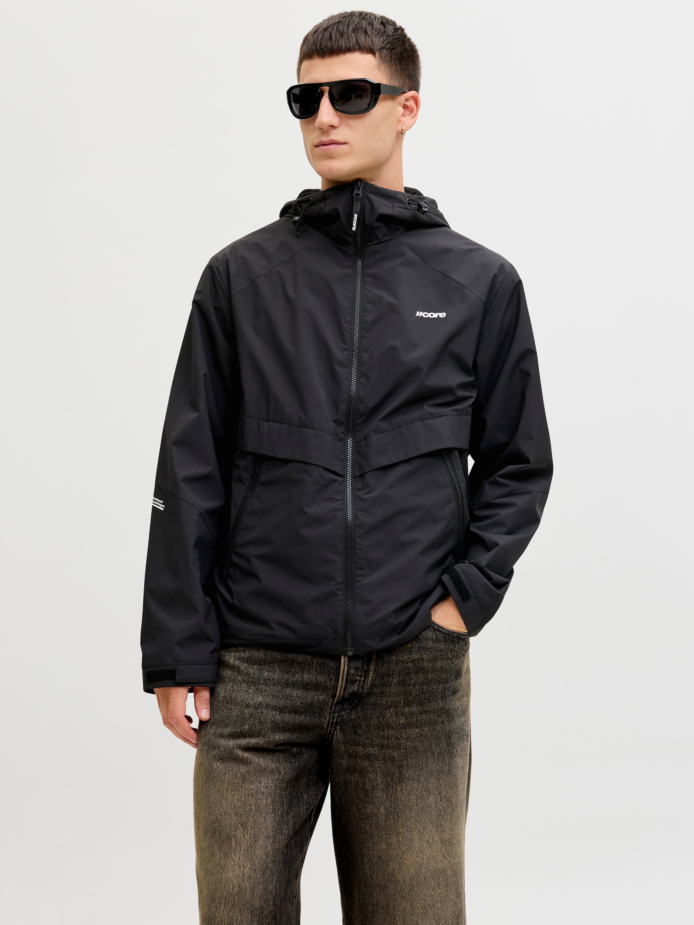 Jack & Jones Outdoorjacke "JCOCLUB LIGHT JACKET SN" mit Kapuze
