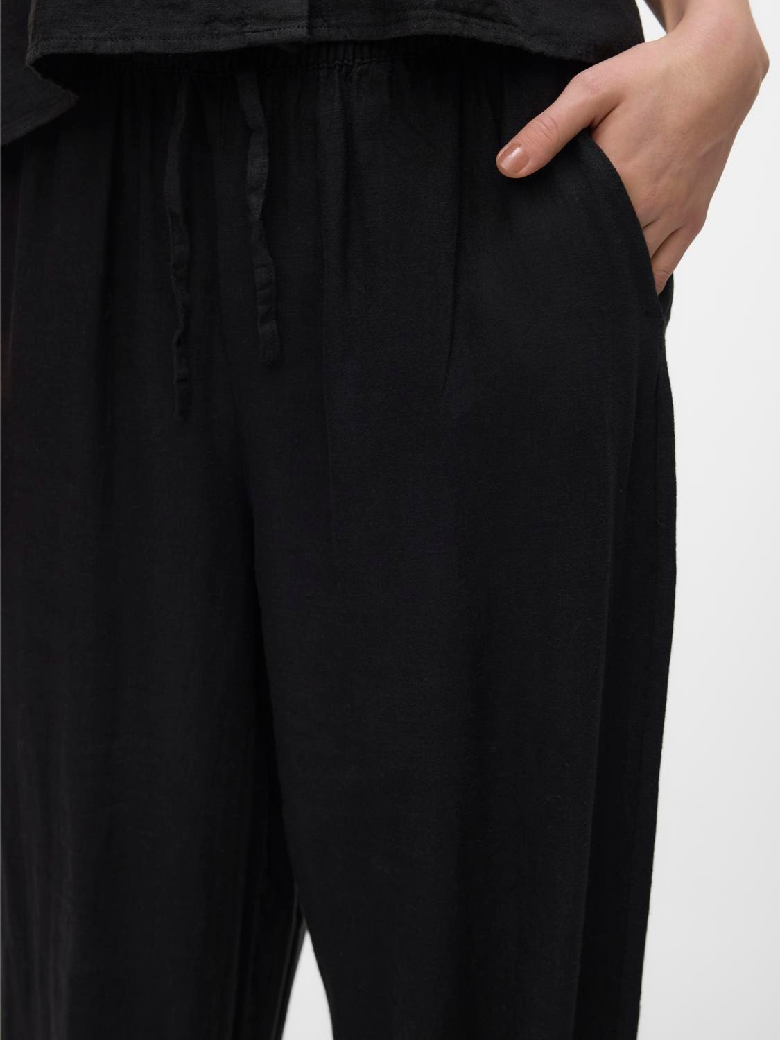 Vero Moda Schlupfhose »VMLINN LINEN PANTS WVN NOOS«