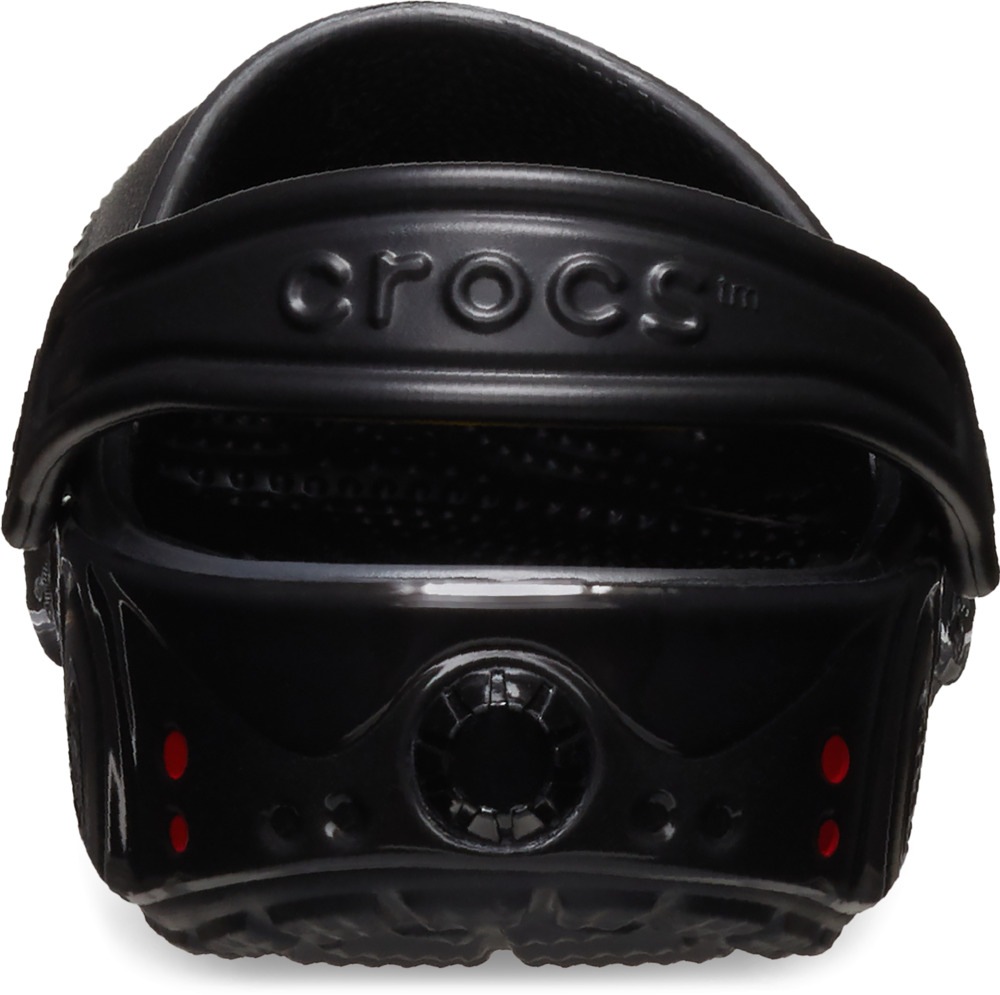 Thumbnail - Crocs Badesandale "Batman Batmobile Classic Clog K" Hausschuh mit Fledermausflügel-Detail am Fersenriemen