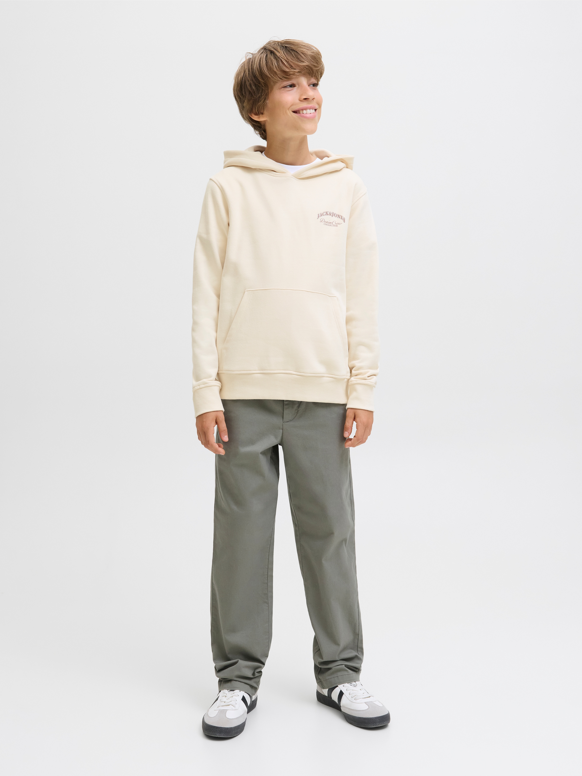 Jack & Jones Junior Kapuzensweatshirt »JJEBRANDES BACKP RELAXED SWEAT H SN JNR«