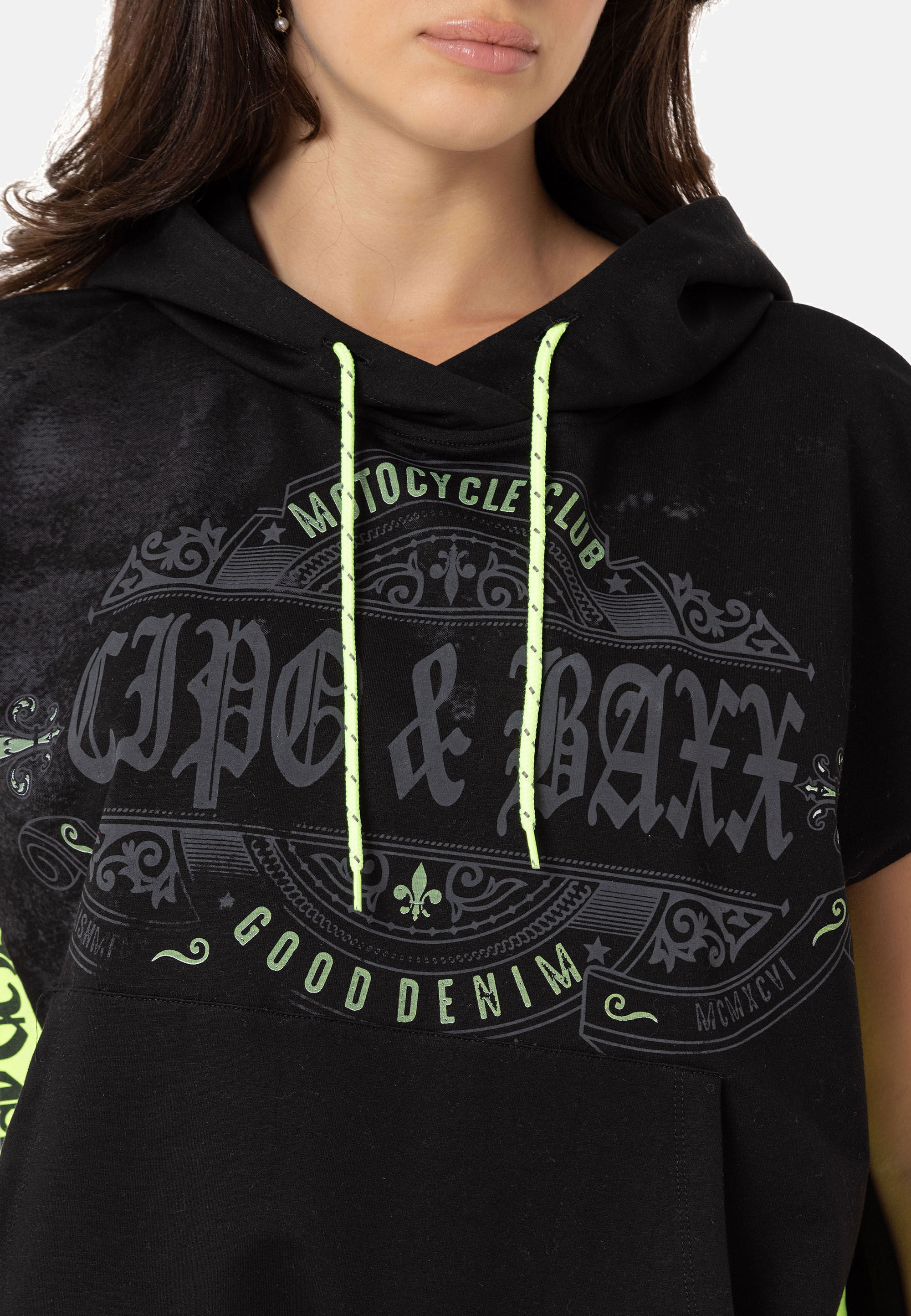 Cipo & Baxx T-Shirt »WT374« gerade geschnitten