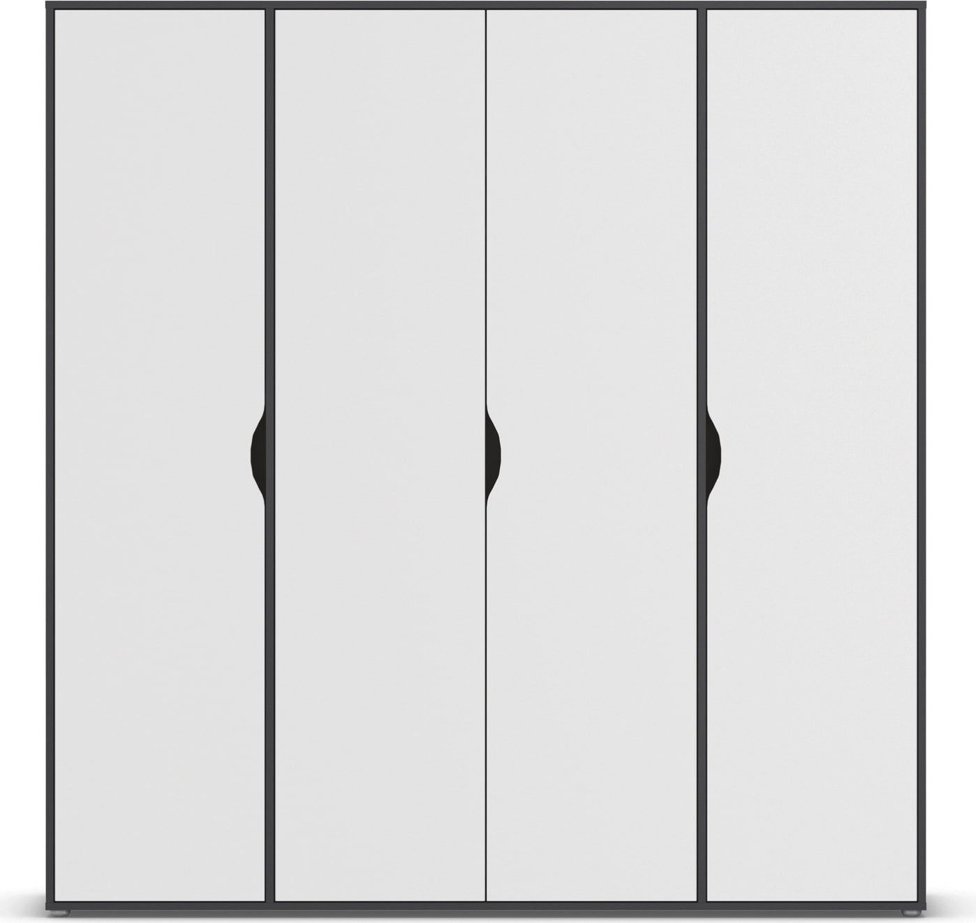 rauch Drehtürenschrank »Kleiderschrank Schrank Garderobe Wäscheschrank NARAI viel Stauraum«, (in 3 verschiedenen Ausstattungen BASIC/CLASSIC/PREMIUM), Griffausfräsungen für eine grifflose Optik TOPSELLER MADE IN GERMANY