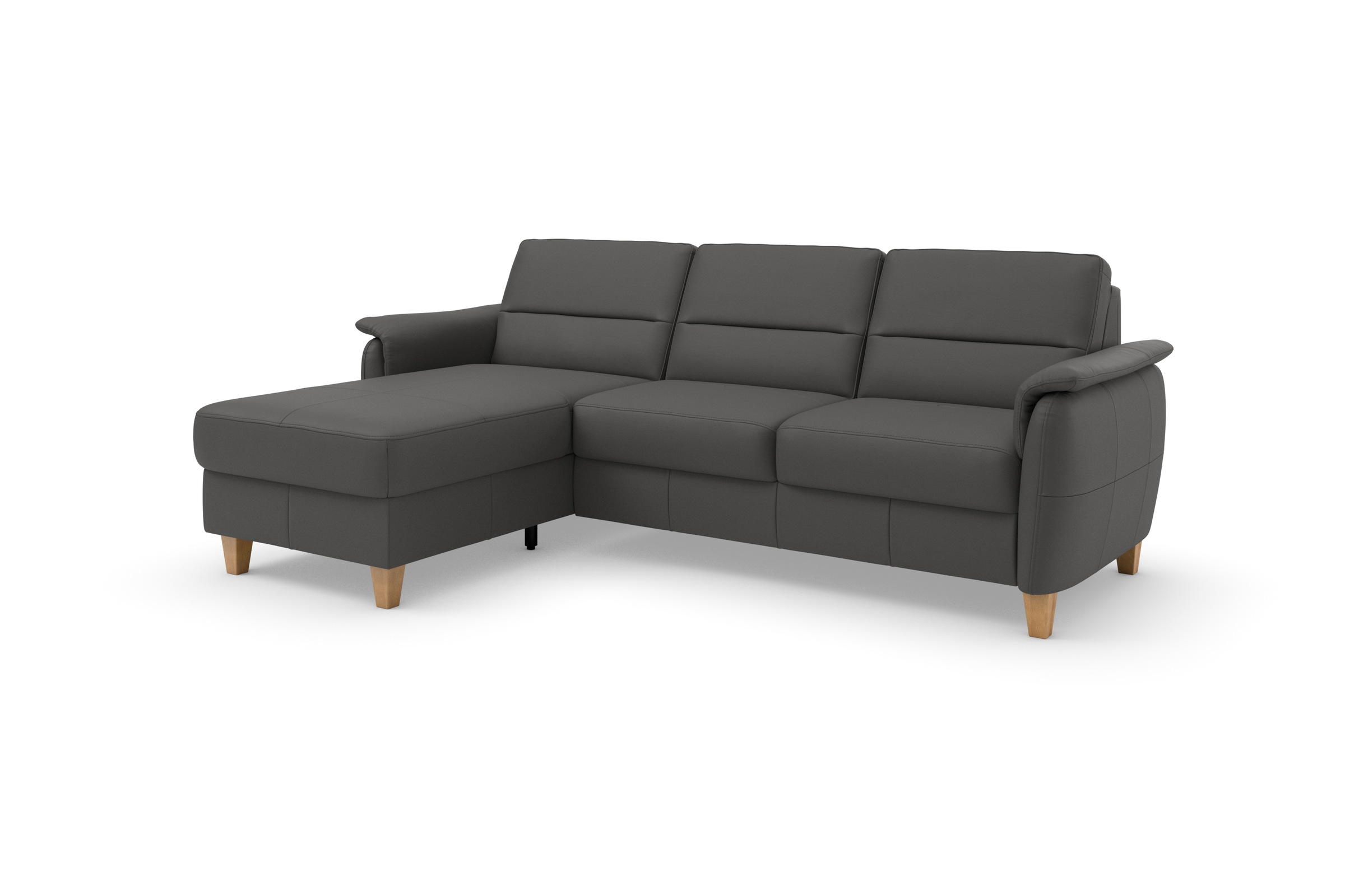 Home affaire Ecksofa »Palmera L-Form«, Federkern, wahlweise mit Bettfunktion und mit/ohne Bettkasten