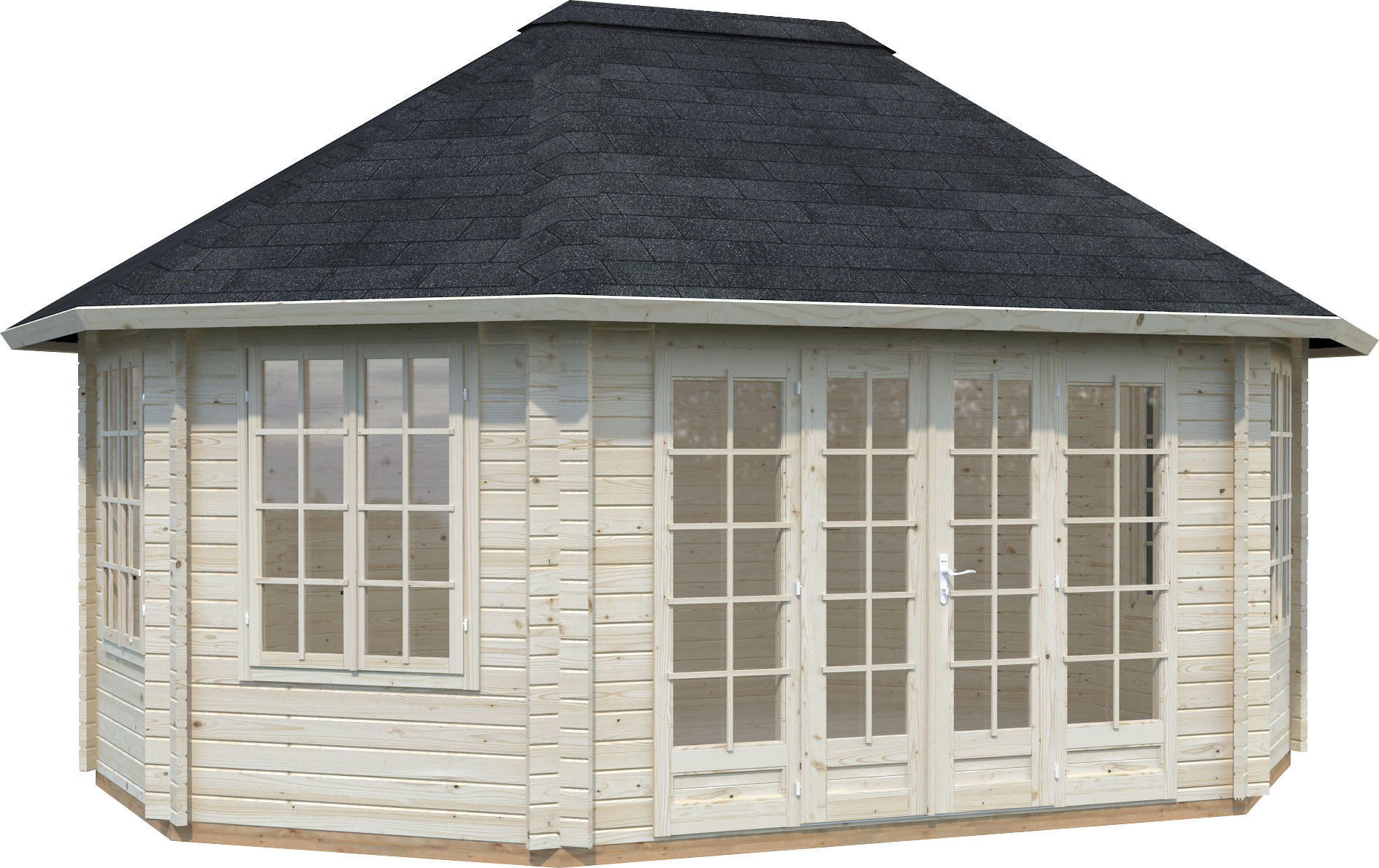 Palmako "Pavillon Hanna" naturbelassen