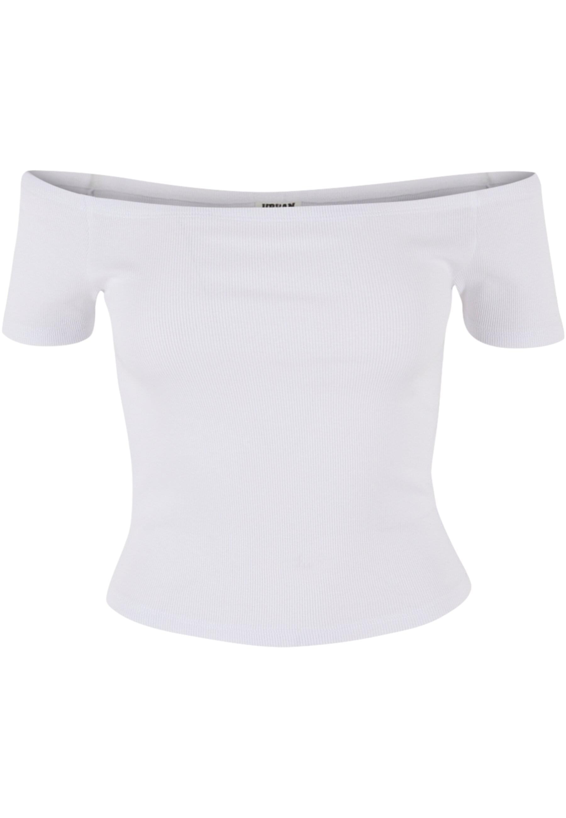 URBAN CLASSICS T-Shirt "Urban Classics Damen Ladies Organic Off Shoulder Ri günstig online kaufen