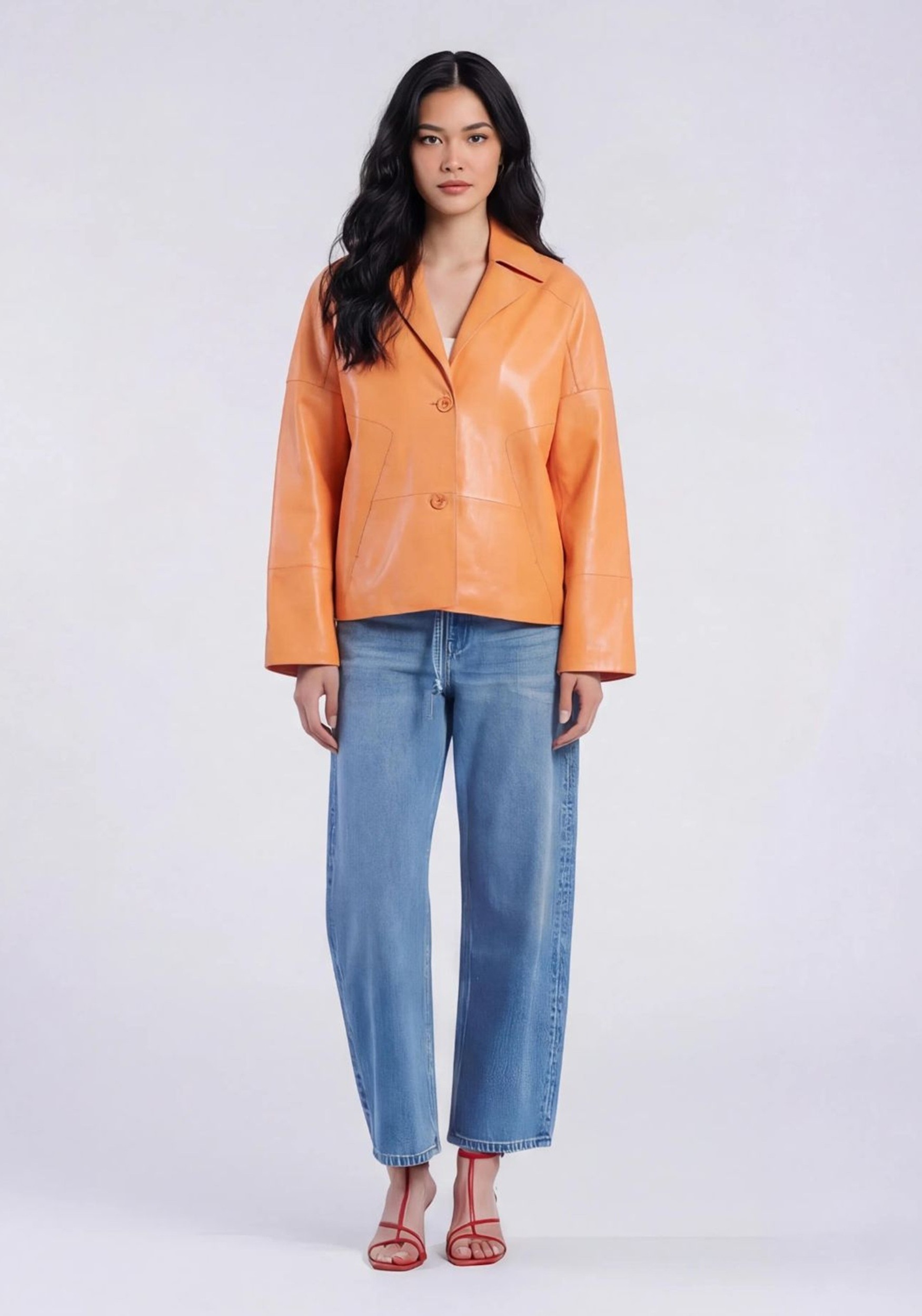 Freaky Nation Lederjacke "Summerly-FN"