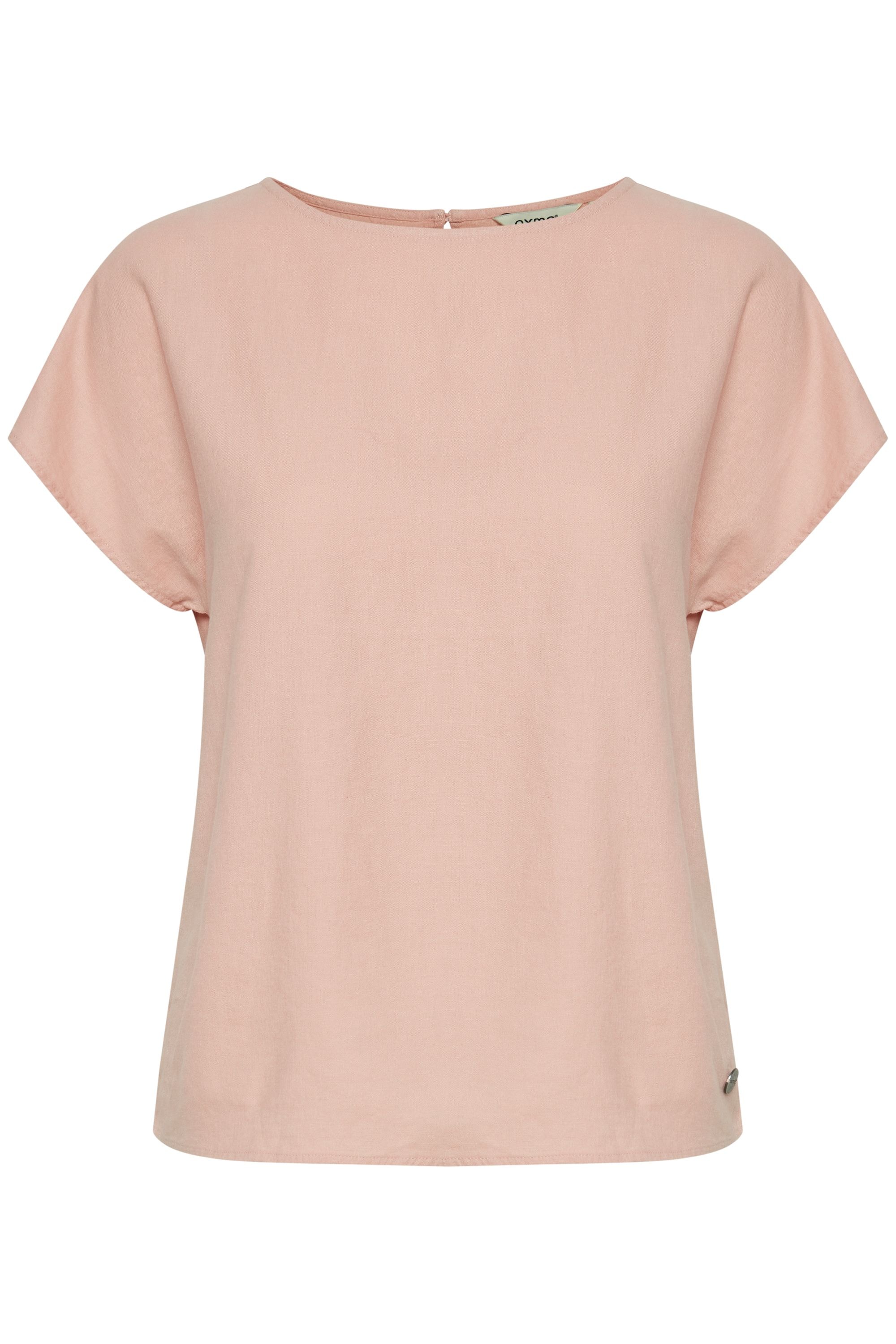 OXMO Shirtbluse ARNORA Bluse aus Leinenmix günstig online kaufen