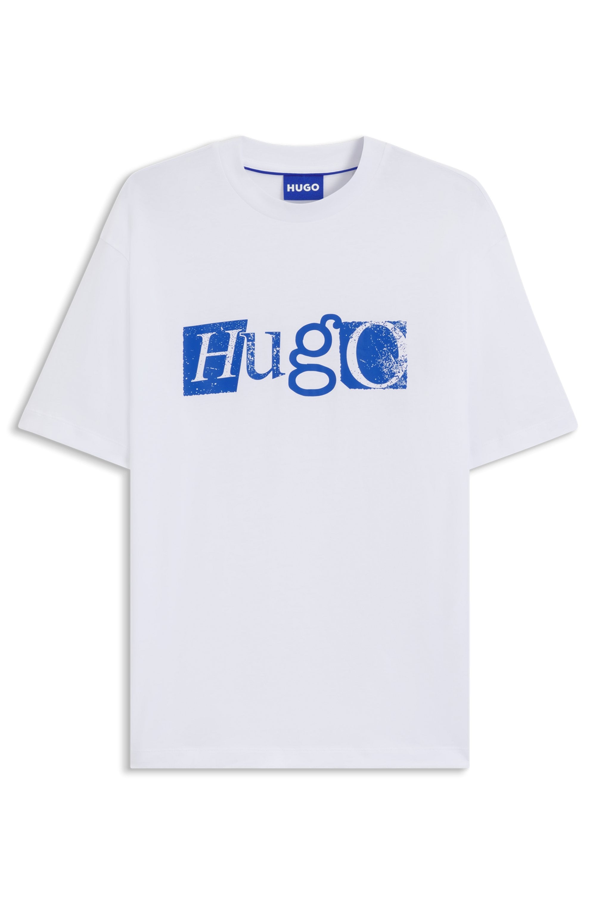 HUGO Blue T-Shirt »Nugix« mit grafischem Logo-Druck