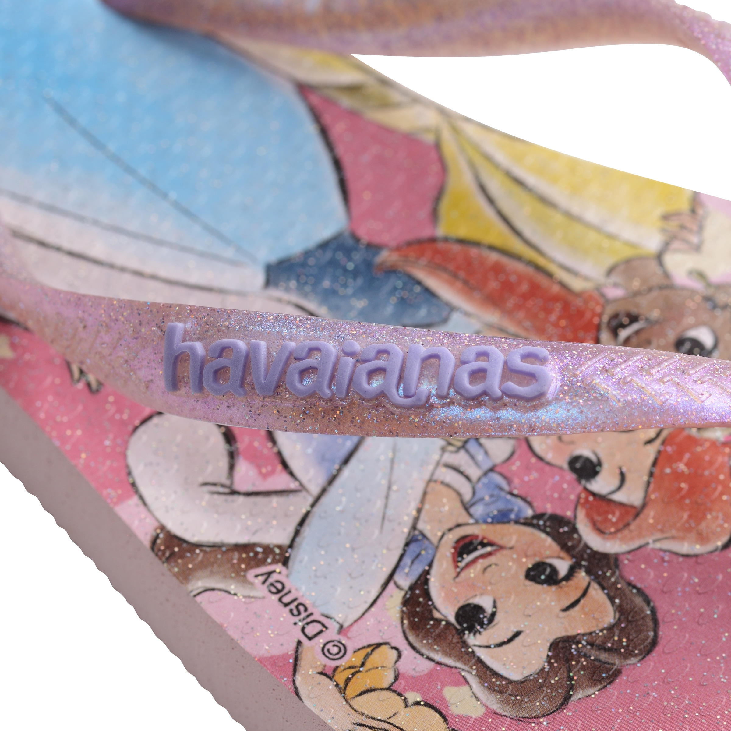 Havaianas Zehentrenner »KIDS SLIM PRINCESS«, Sommerschuhe, Poolslides, Urlaub, mit süßem Prinzessinnendesign