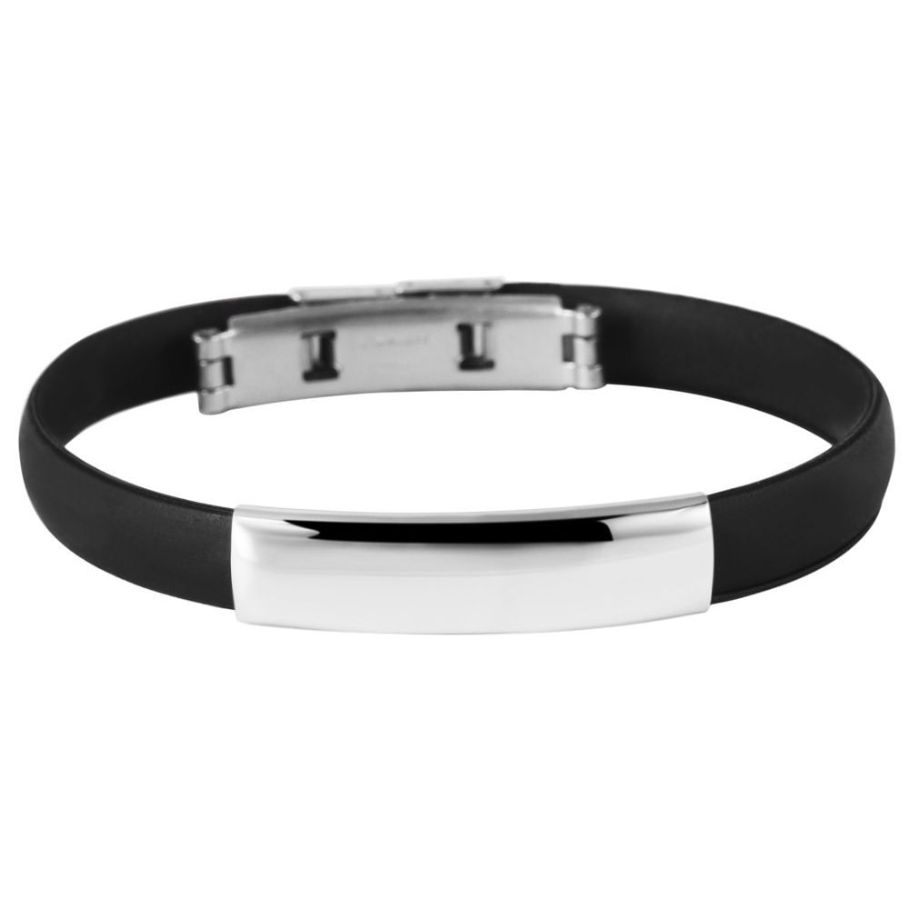 Adelia´s Armreif »Unisex Armband – Armreif aus Kautschuk Ø 6,5 cm cm« Perfekt als Geschenk für besondere Menschen