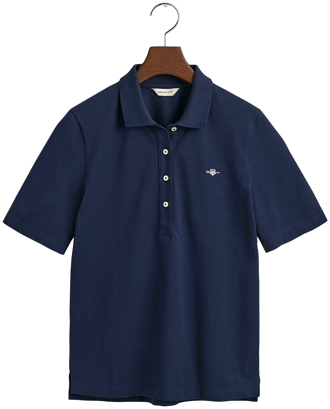 Gant Poloshirt "SLIM SHIELD KA PIQUE POLO", mit grafischer Logostickerei au günstig online kaufen