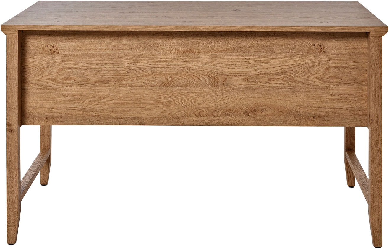 Jahnke Schreibtisch »CLASSIC D 130«, (1 St.), Schreibtisch, 4 Schubladen, Breite 130 cm