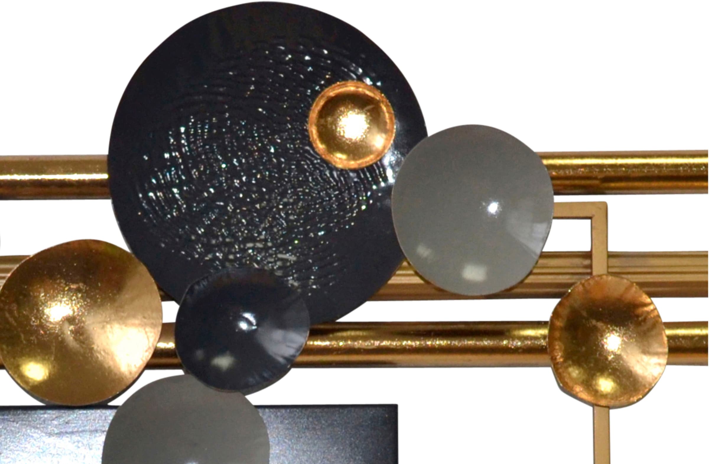 Thumbnail - HOFMANN LIVING AND MORE Wanddekoobjekt "Wanddekoration" aus Metall, geometrische Formen