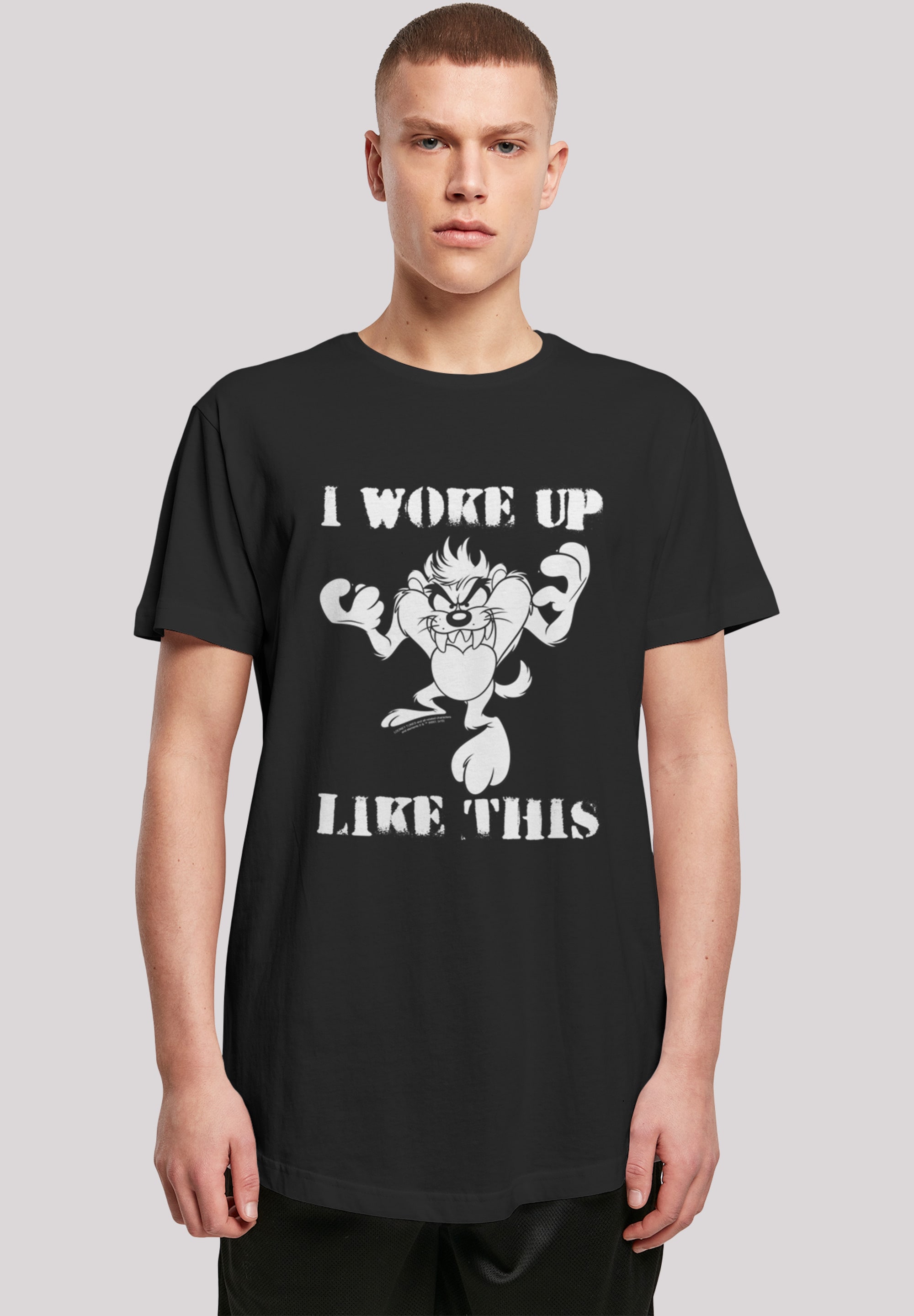 F4NT4STIC Marškinėliai »Looney Tunes Taz I Woke ...