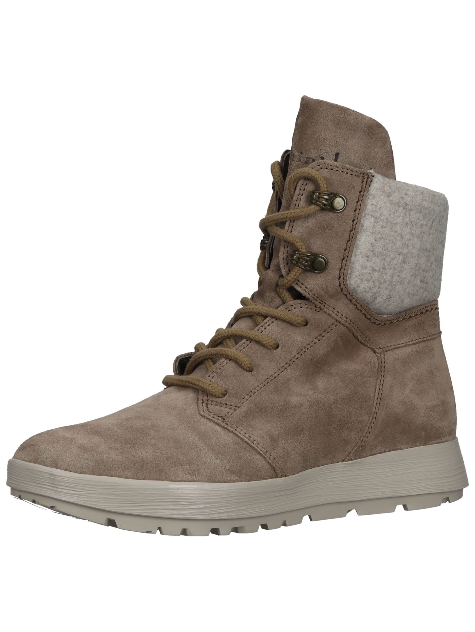 Think Schnürstiefelette "Think Stiefelette Veloursleder"