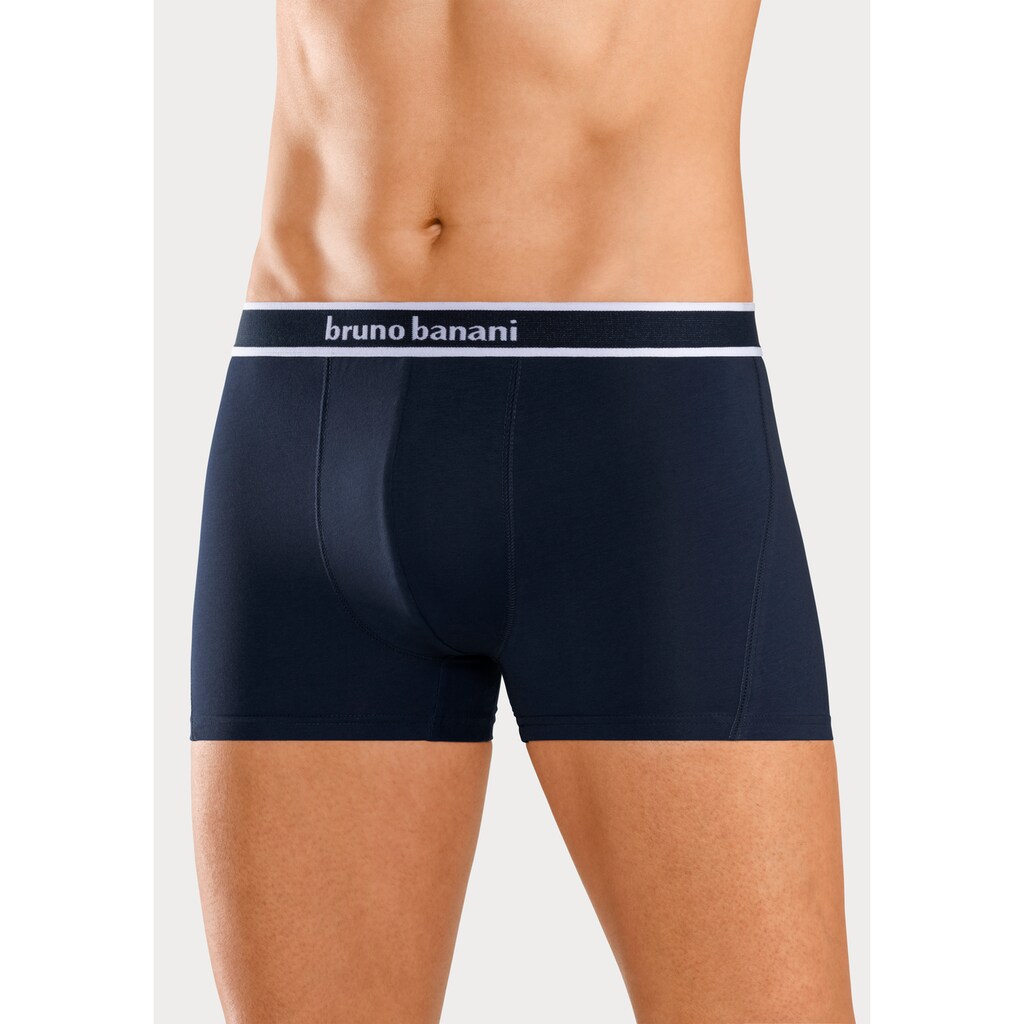 Marken Bruno Banani Bruno Banani Boxer, (4 St.) türkis + lila + blau + navy Marken Bruno Banani Bruno Banani Boxer, (4 St.) türkis + lila + blau + navy