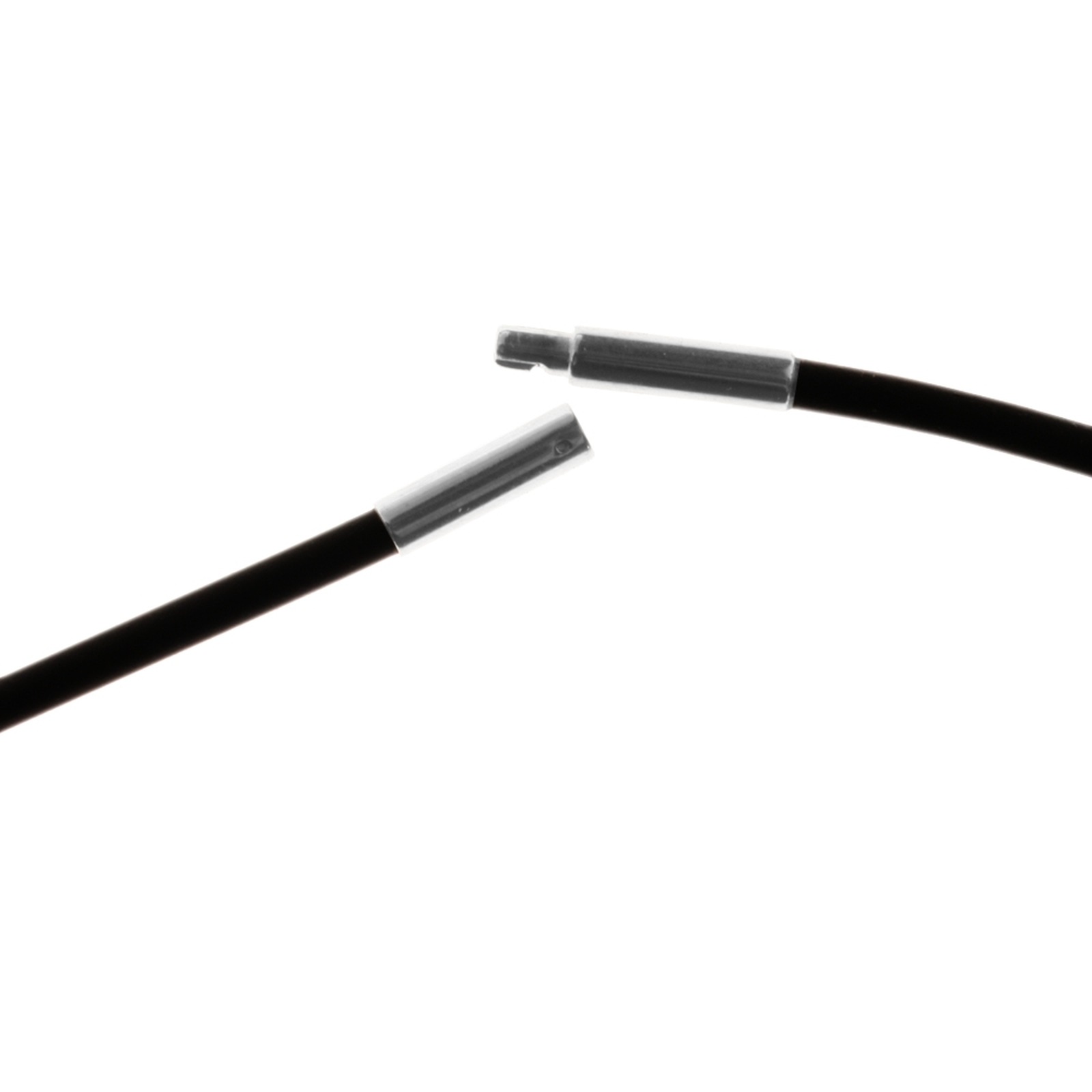 OSTSEE-SCHMUCK Halsreif Rubber Necklace Black 45cm 2