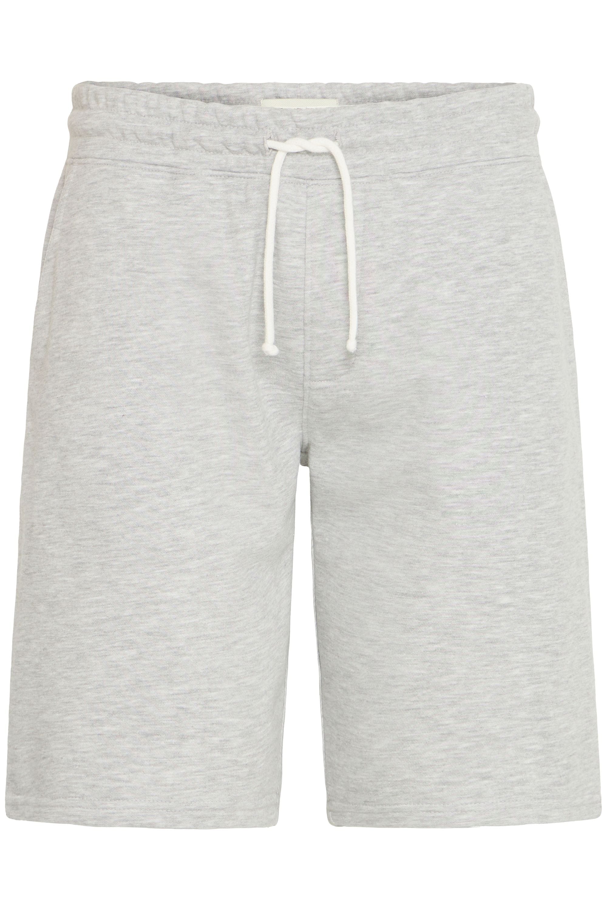 Sweatshorts BLEND "Sweatshorts BHKuno", Herren, Gr. XXL, N-Gr, grau (stone mix), Obermaterial: 60% Baumwolle CO. 40% Polyester PES., Hosen Sweatshorts 4