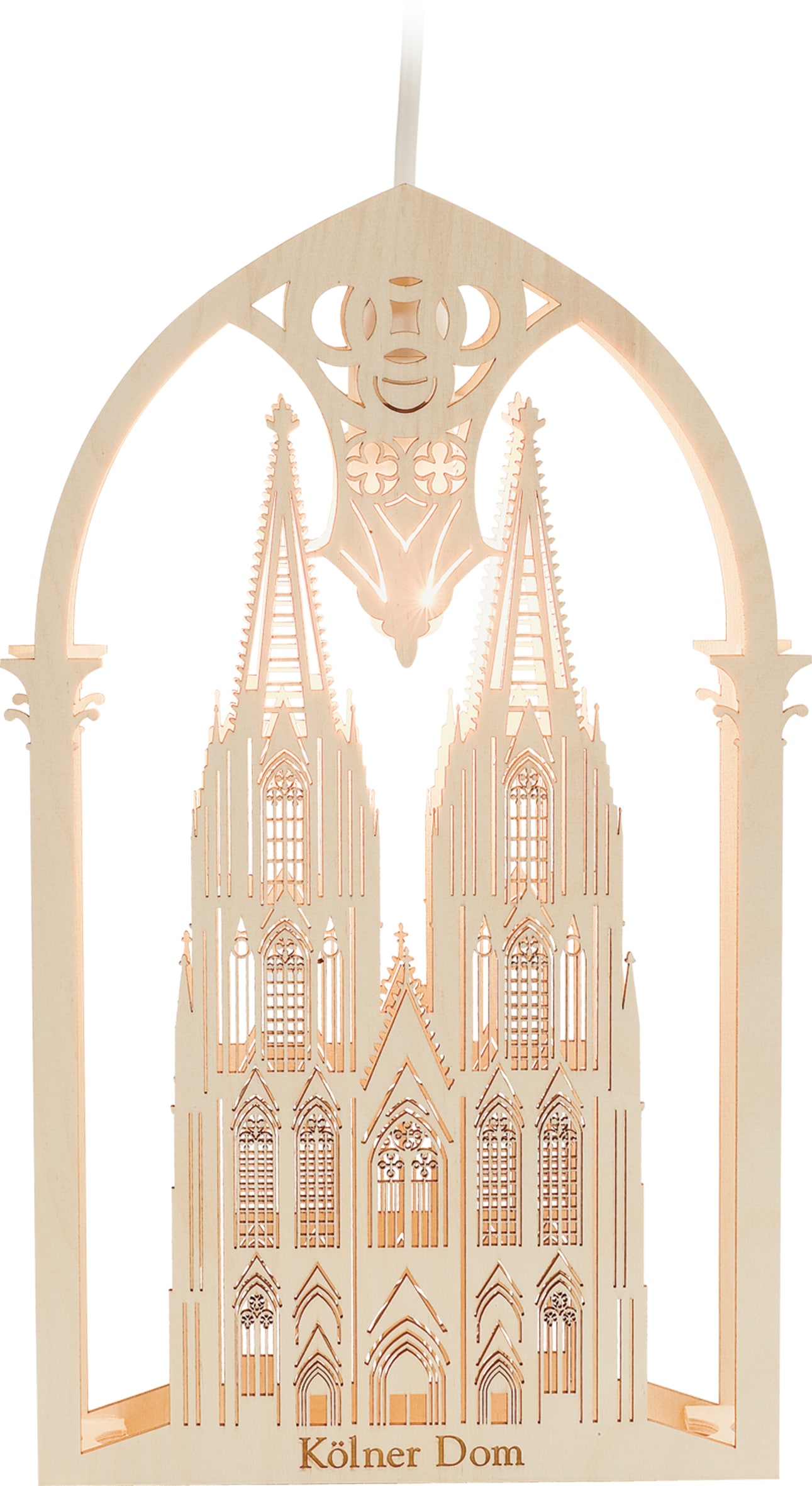 SAICO Original LED Fensterbild "Kölner Dom, inkl. LED-Leuchtmittel, warmwei günstig online kaufen