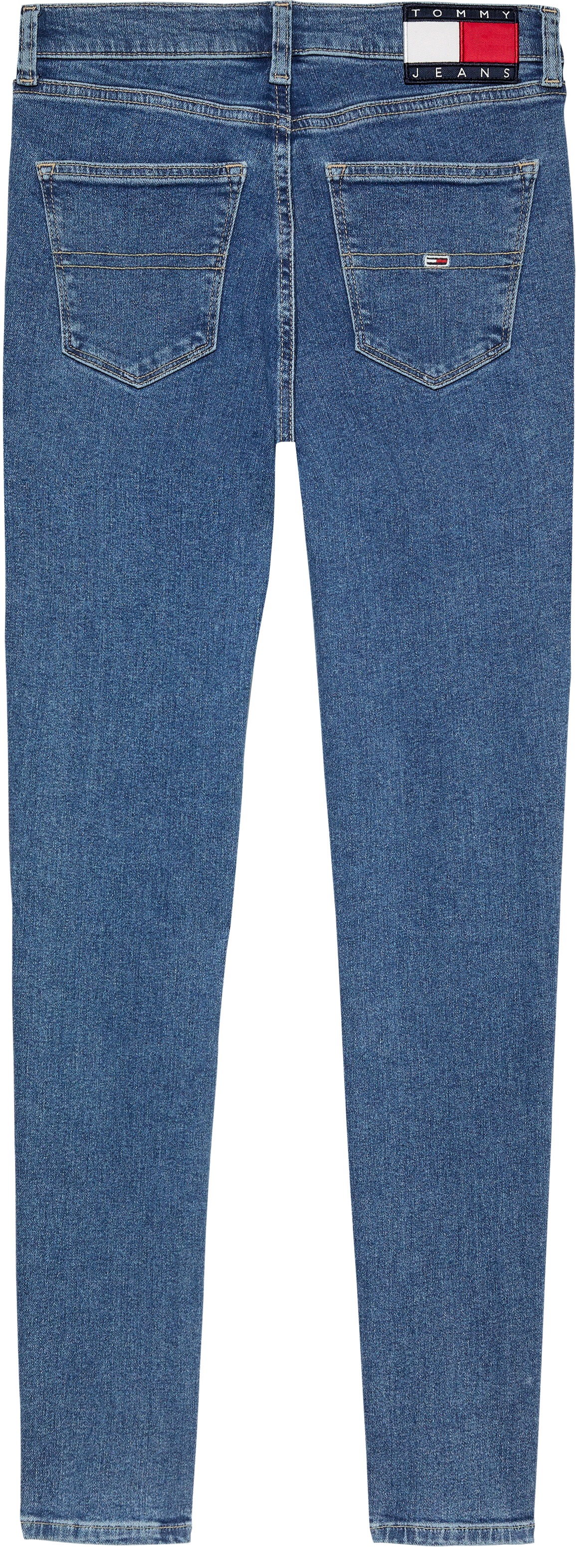 Tommy Jeans Skinny-fit-Jeans »Nora Mid Rise Skinny«, mit Waschung, mit Logo-Badge