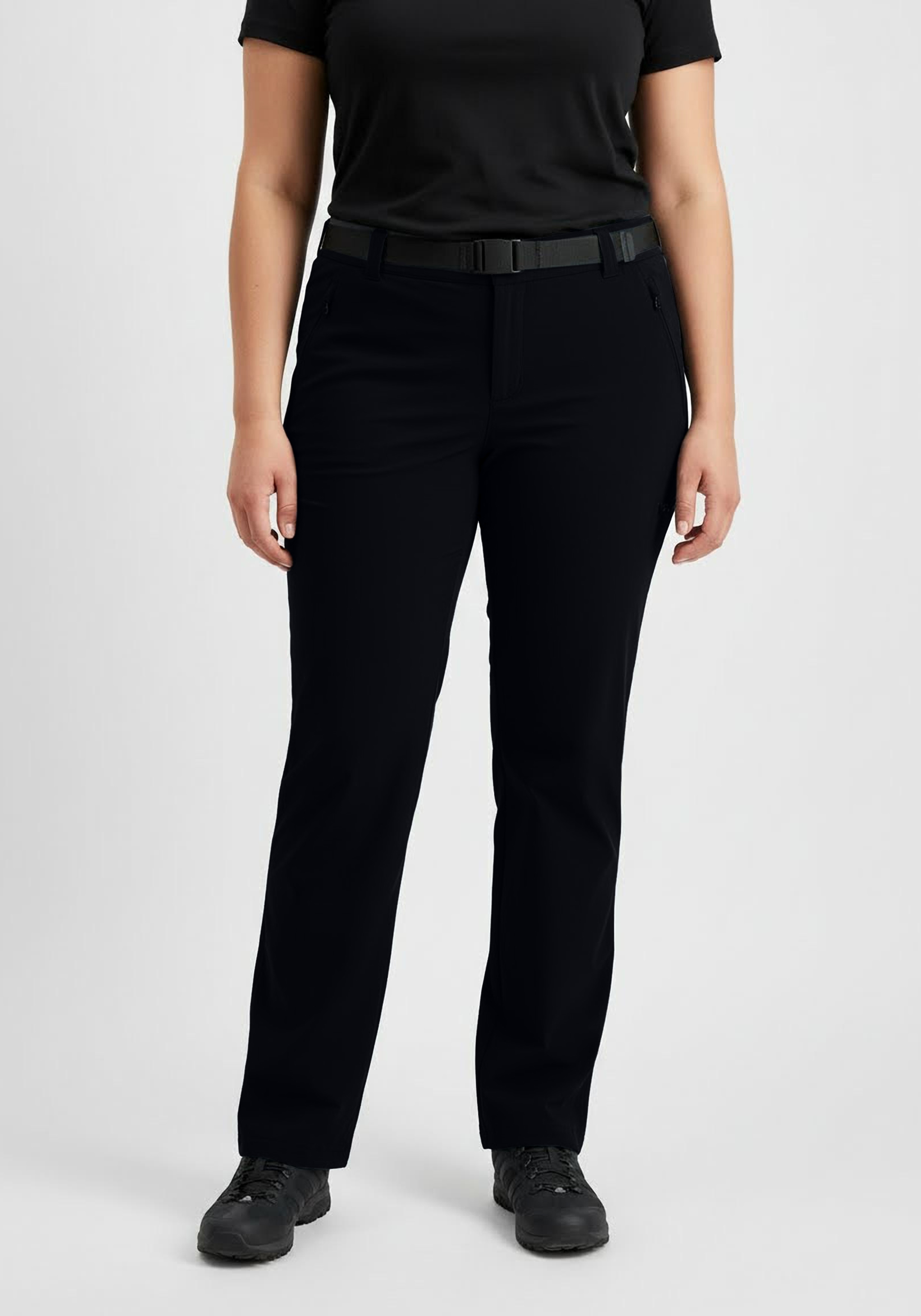 Maier Sports "DA-HOSE LINING EL. LULAKA WINTER" mit vier Reißverschlusstaschen, aus 4-Wege-Stretchmaterial