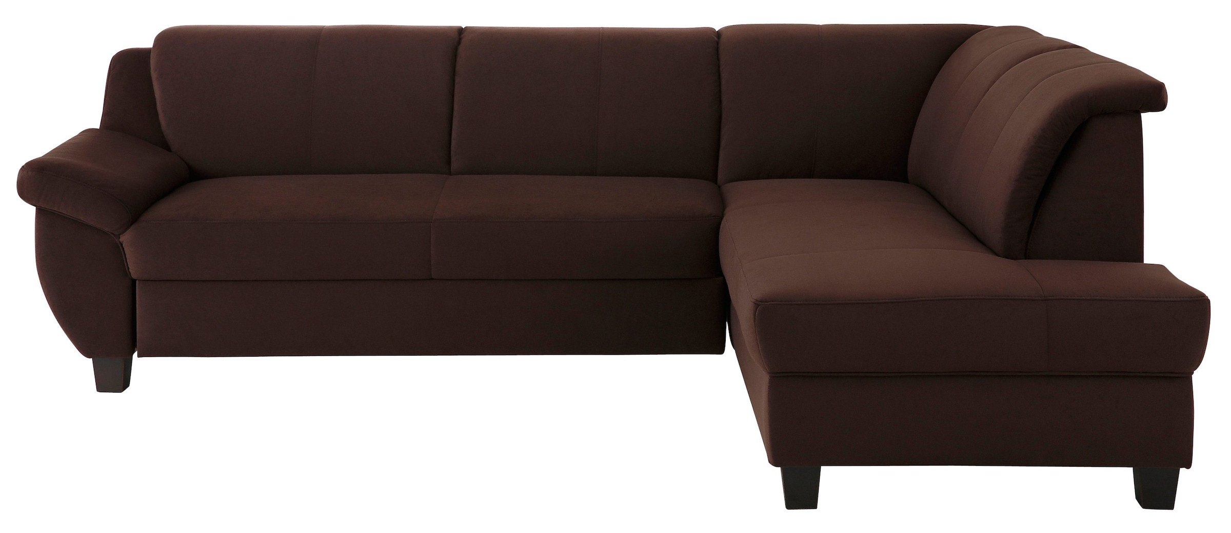 Home affaire Ecksofa »Yesterday zeitlos und elegant, bequeme Armlehnen, L-Form«, wahlweise mit Bettfunktion, auch in Cord