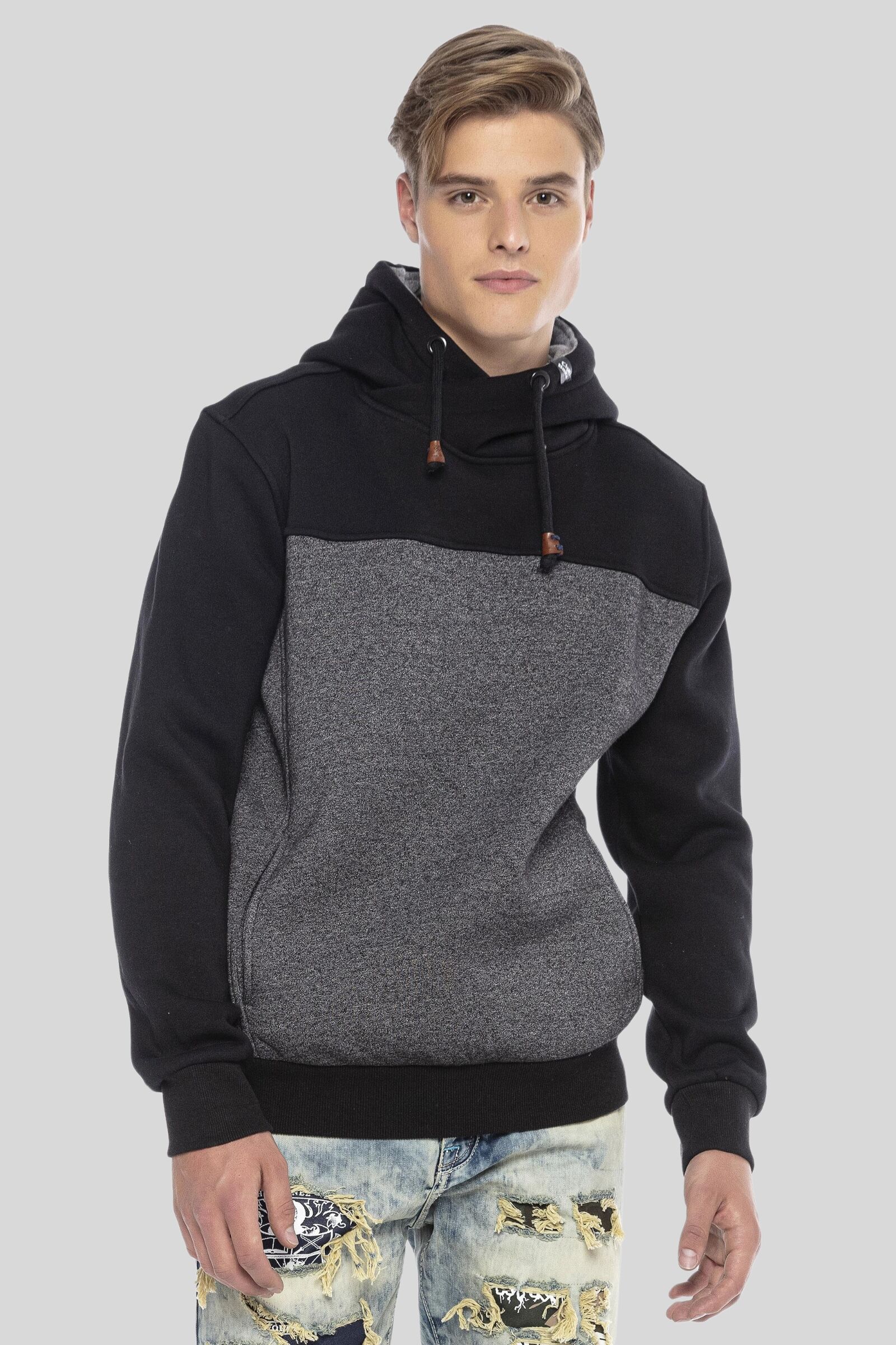 Thumbnail - Cipo & Baxx Kapuzenpullover "Sweatshirts" 1 Stk. tlg. im Kontrast-Look