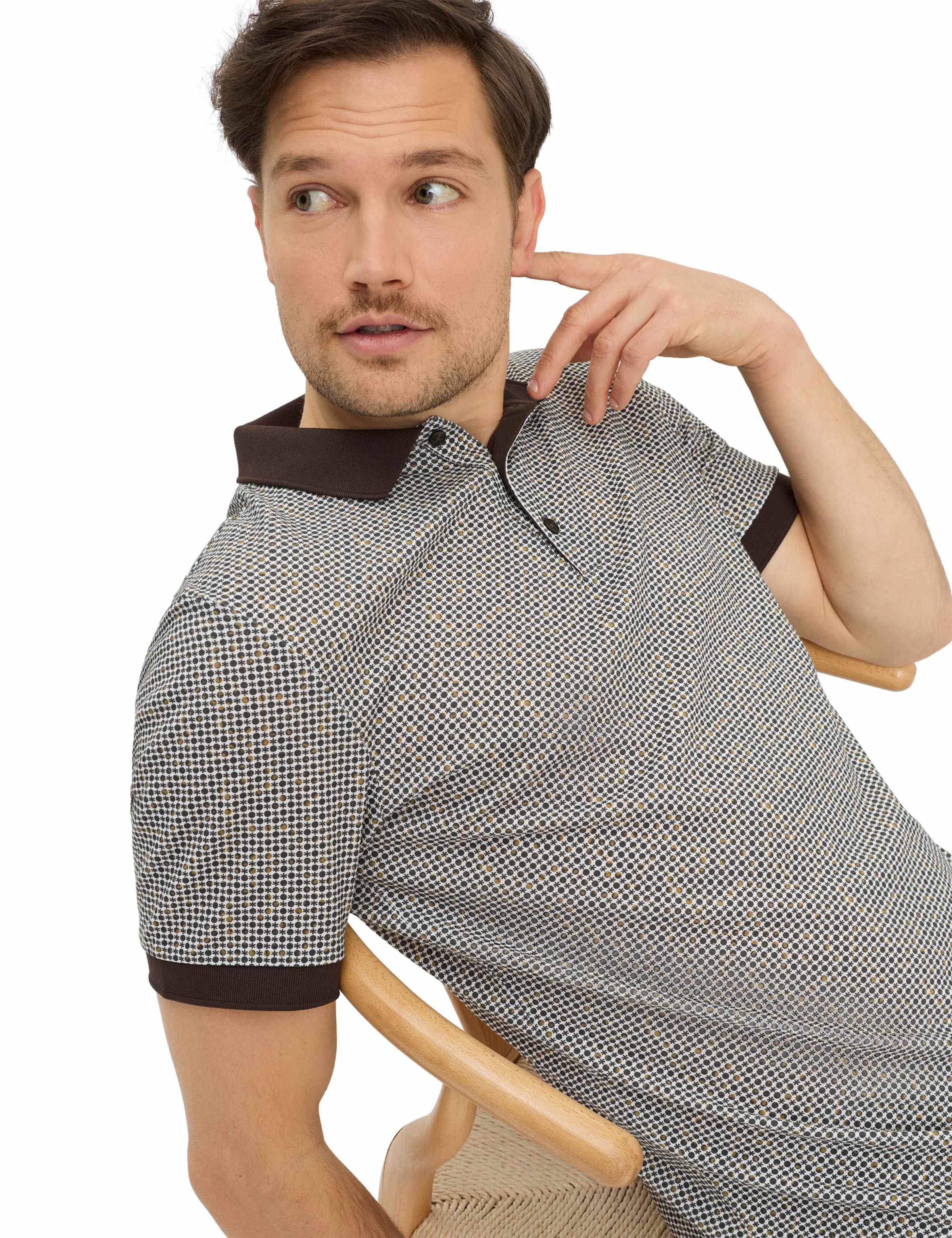 BRAX Perry Herren Poloshirt Braun 4XL 7