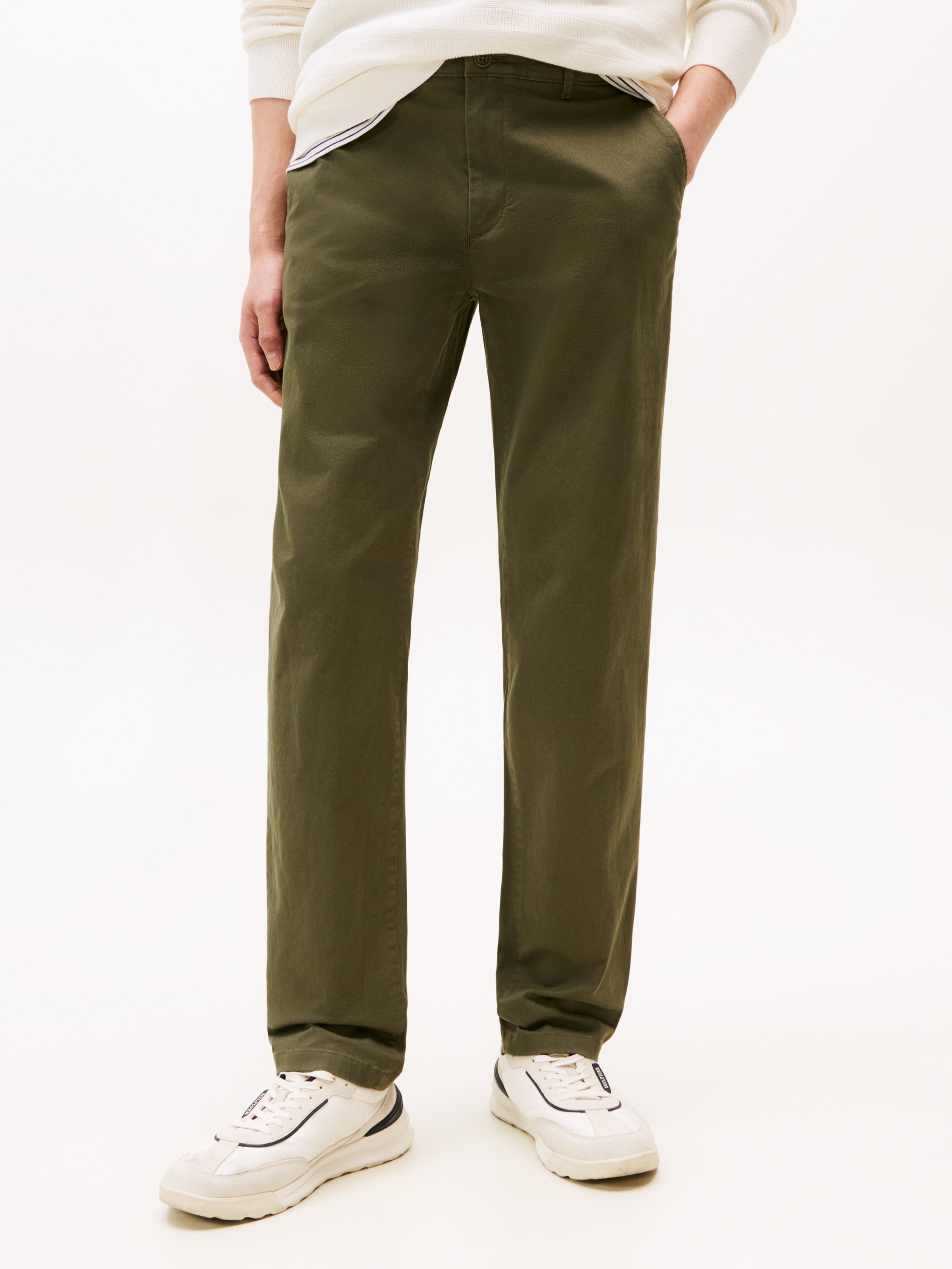 Tommy Hilfiger Chinohose "CORE DENTON ESSENTIAL TWILL", Gerades Bein, Schli günstig online kaufen