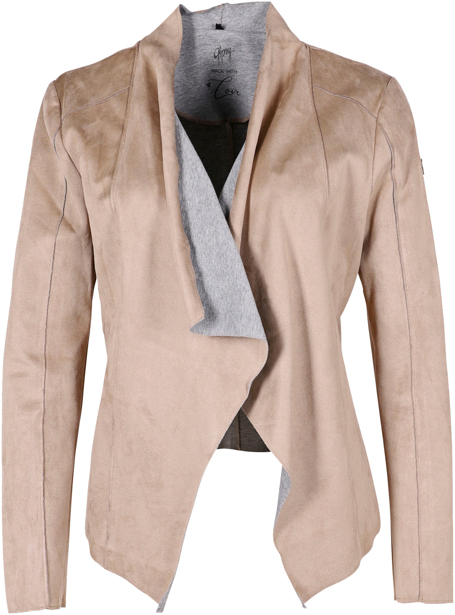 gipsy -  Kurzjacke "LOUSHA", mit aufwendigen Biker-Details