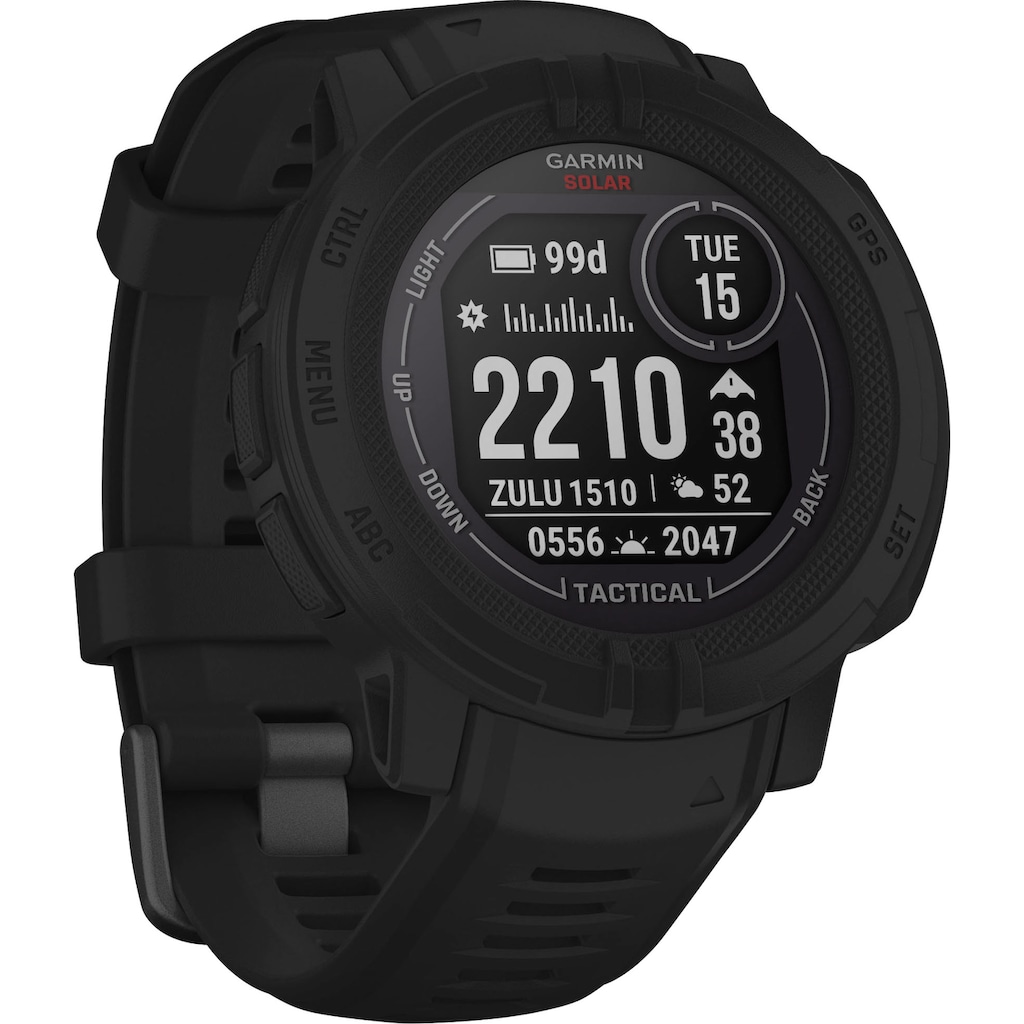 Garmin Smartwatch »INSTINCT 2 SOLAR TACTICAL EDITION«, (Garmin)