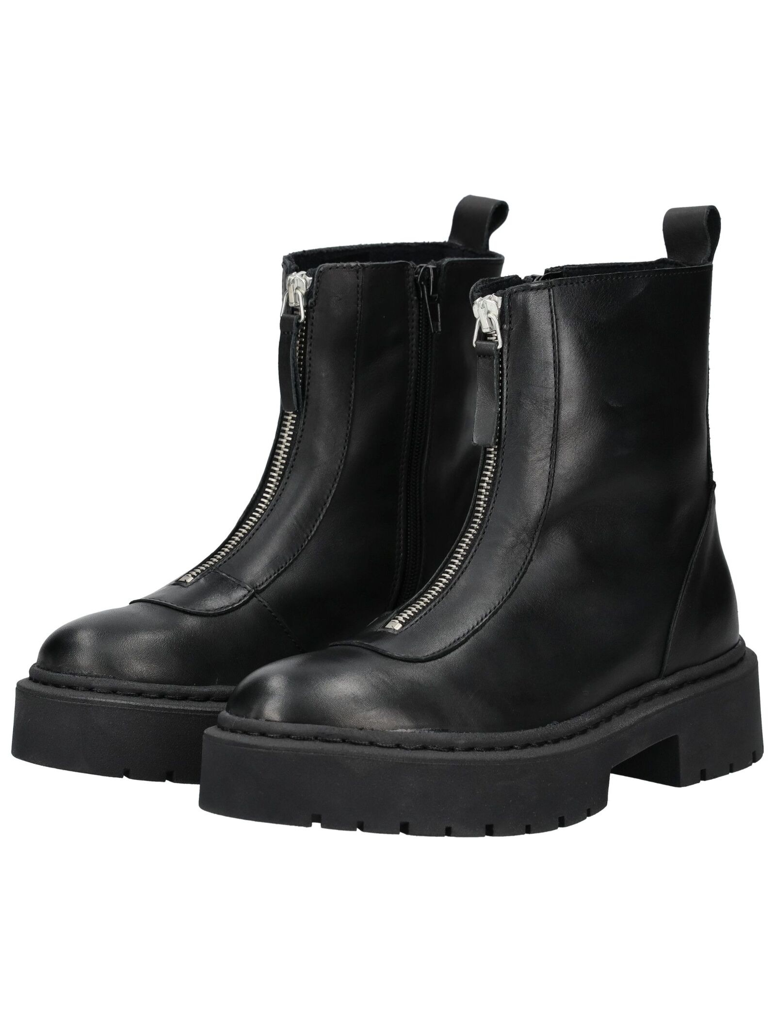 Steve Madden Women's Leather Ankle Boot Black 40 3
