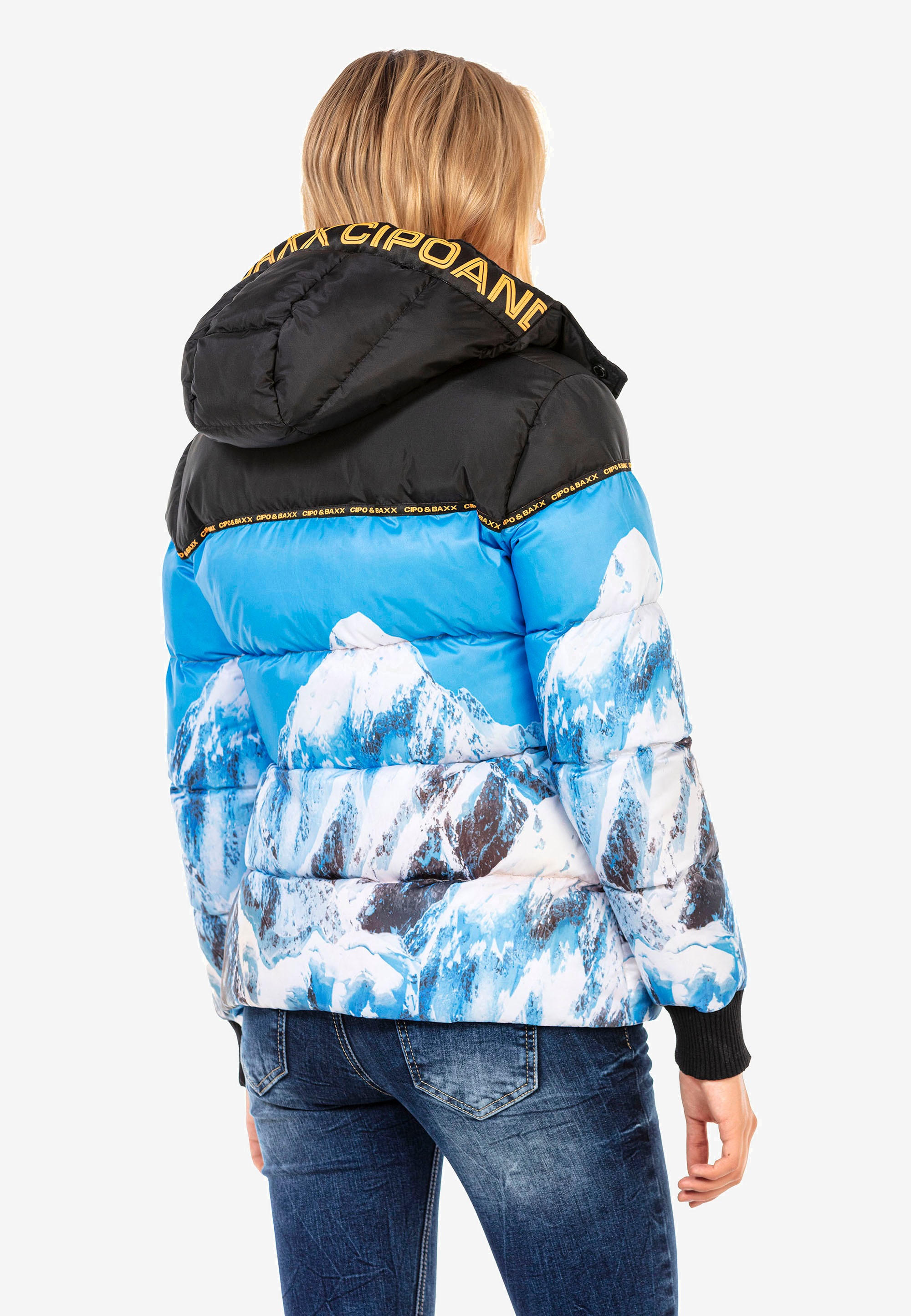 Cipo & Baxx Steppjacke, mit auffäligem Print