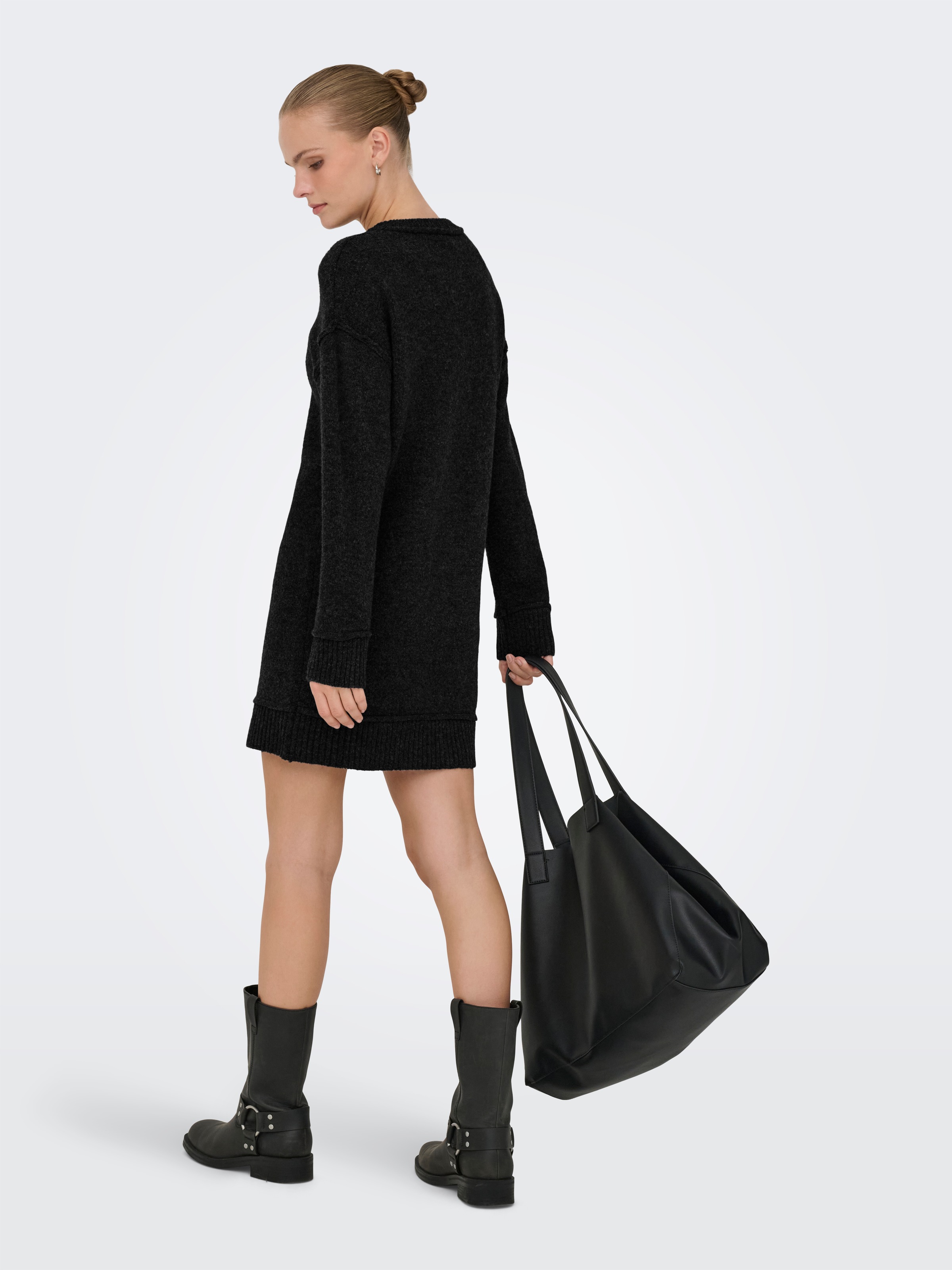 ONLY Midikleid "ONLHAZEL LS O-NECK DRESS BF KNT" Sommerkleid günstig online kaufen