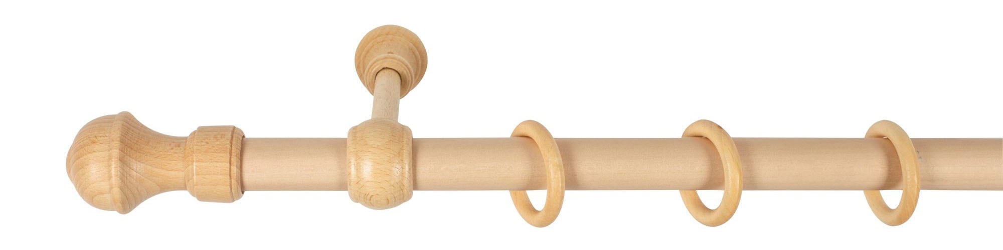SN DECO GROUP Gardinenstange »Ares«, 1 läufig-läufig, Fixmaß