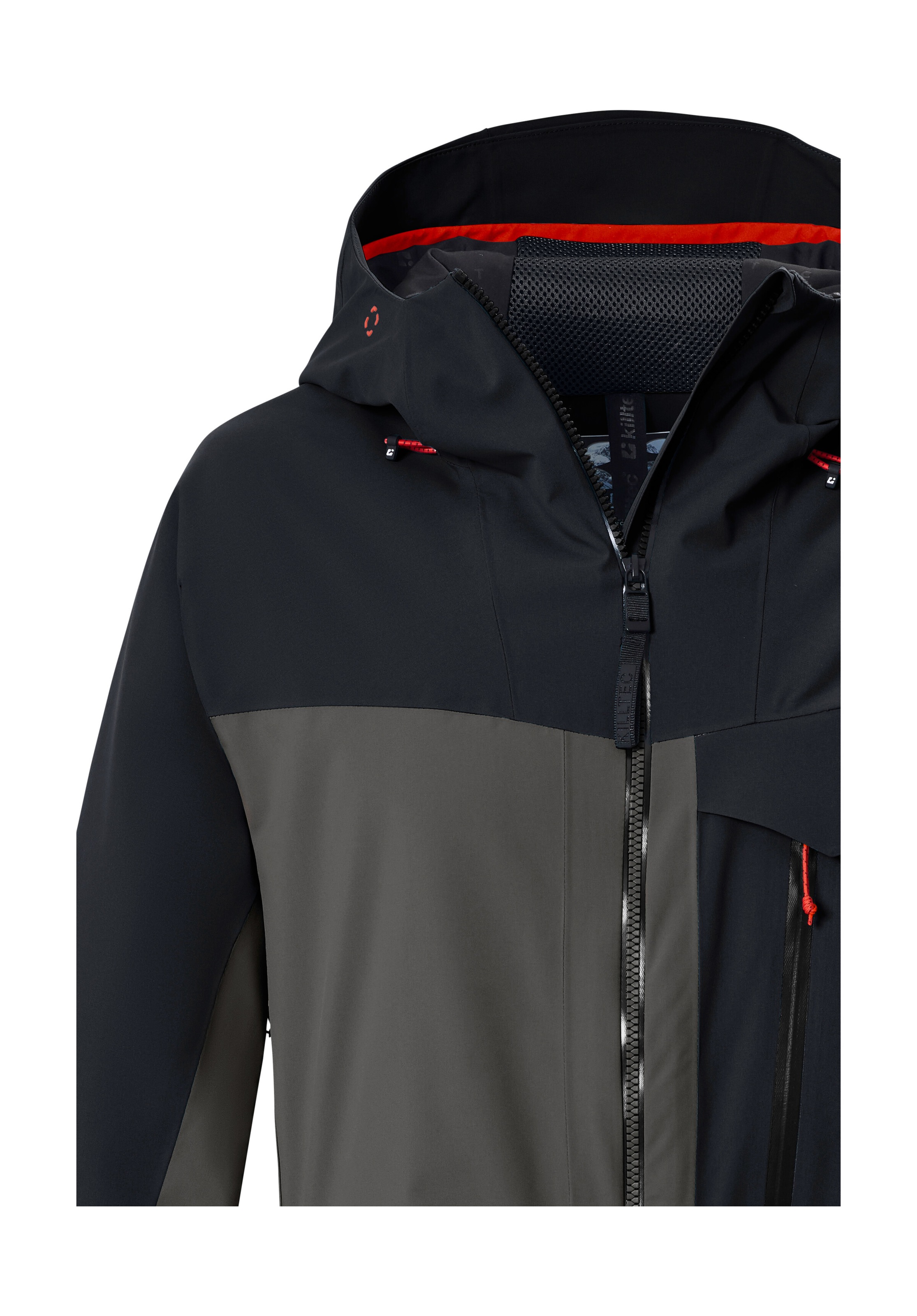 Killtec Skijacke »KSW 66 MN SKI JCKT« Trendige, wasserdichte Skijacke mit Atmungsaktivität und Schneefang