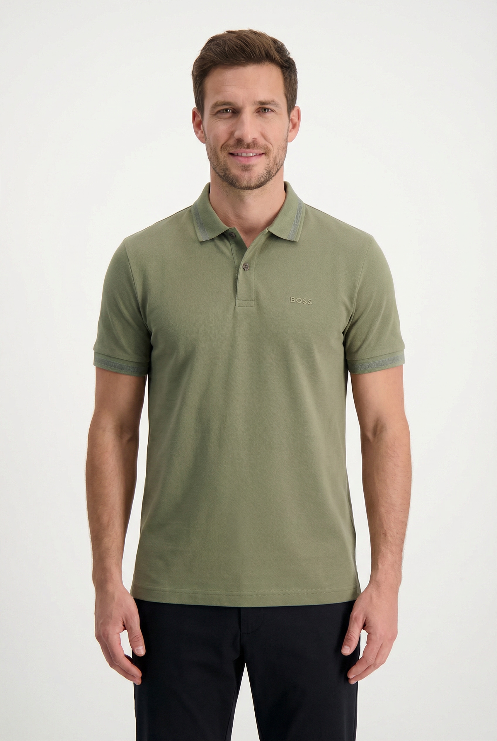 BOSS GREEN Poloshirt "Pio Pique Regular Fit" Cotton Pique Polo, pflegeleicht 100% Baumwolle