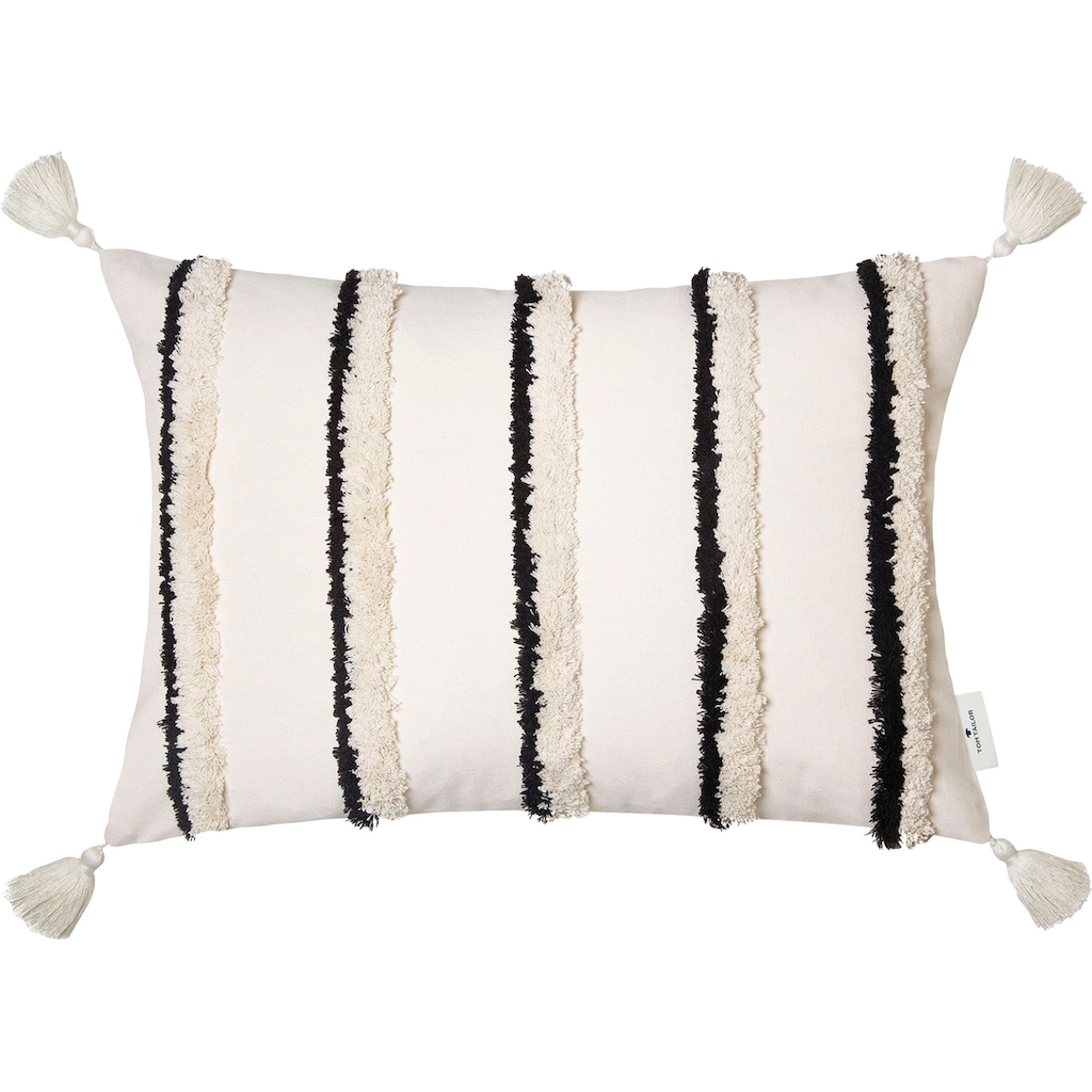 TOM TAILOR HOME Dekokissen »Fluffy Stripe«