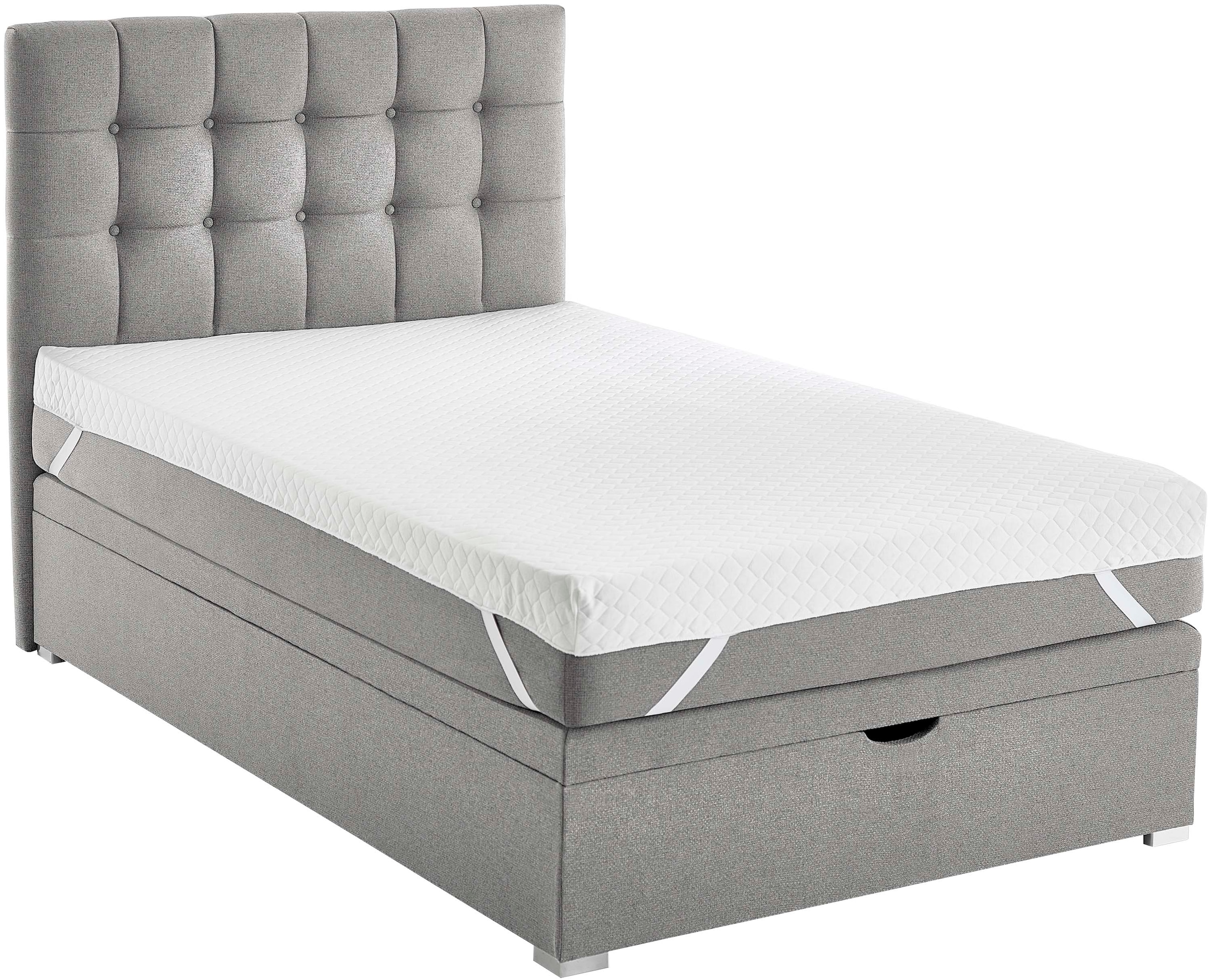 ATLANTIC home collection Boxbett »Riona, erweiterbar zu Doppel- und Familienbett«, wahlweise mit 120x200cm Taschen-Federkernmatratze oder ohne Matratze