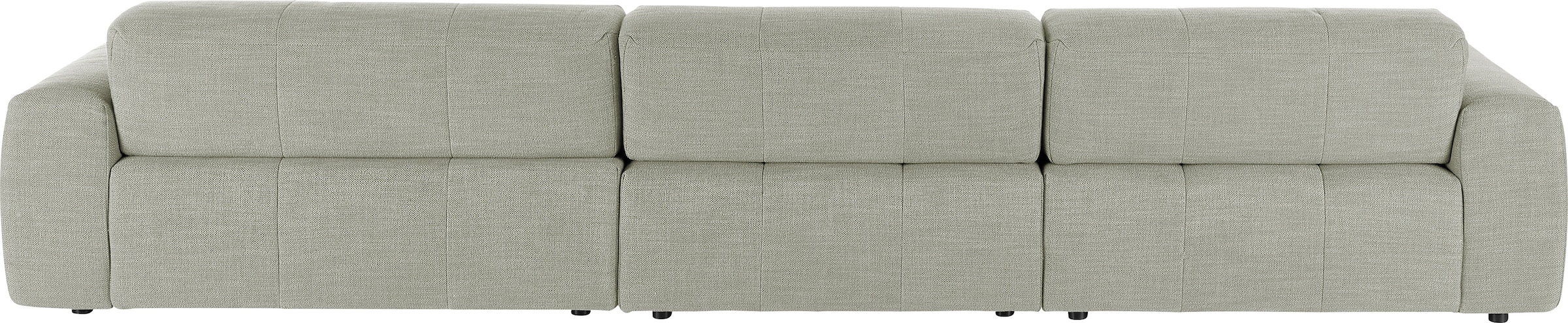 3C Candy Ecksofa »Yoshy mit Komfortfunktionen, modern und bequem, L-Form«, Zwei verschiedene Sitztiefen durch verstellbare Rückenlehne