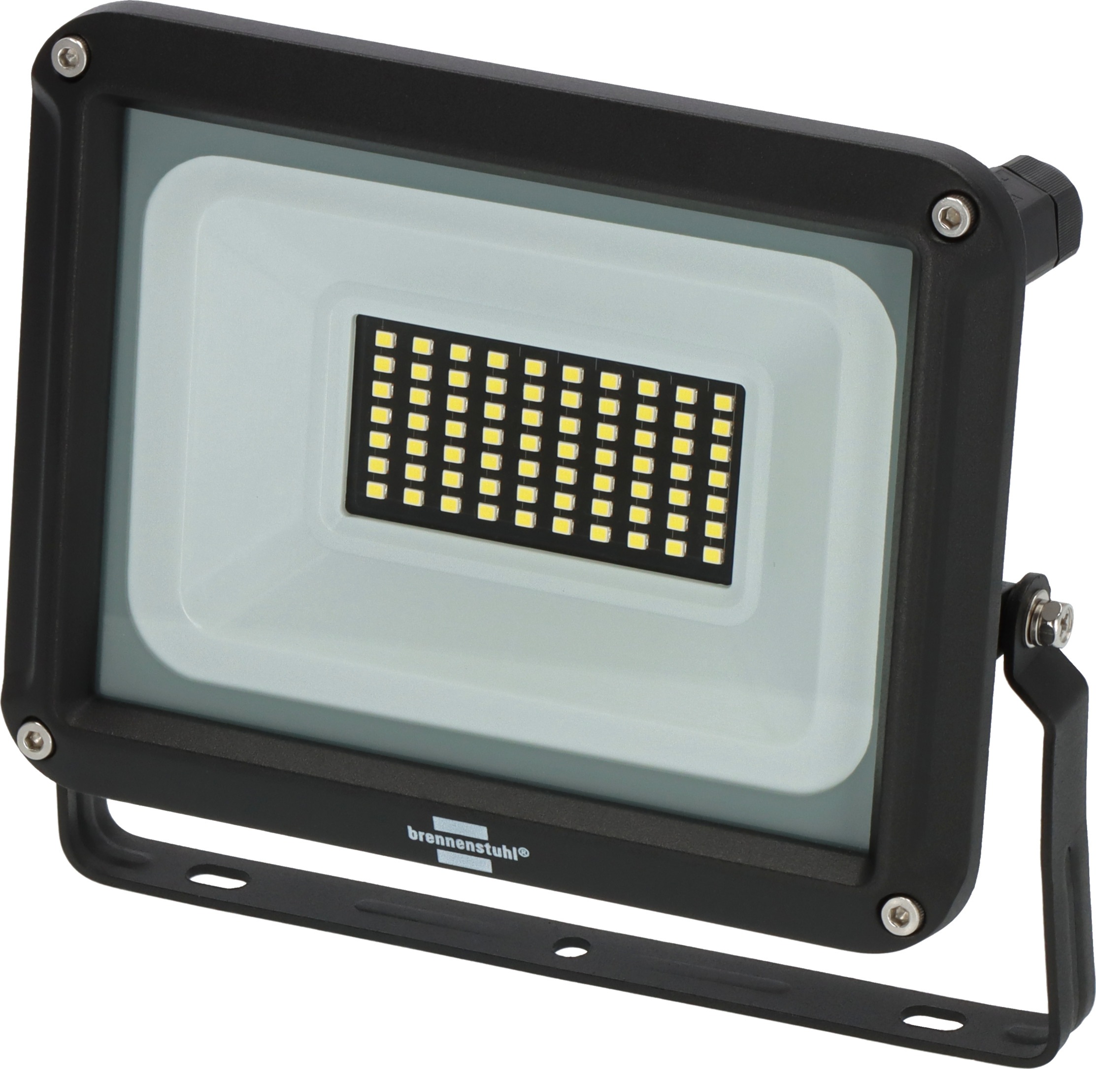 LED für Brennenstuhl BAUR außen | IP65 LED-Fluter »JARO 4060«, 3450lm Aluminium, Wandstrahler aus