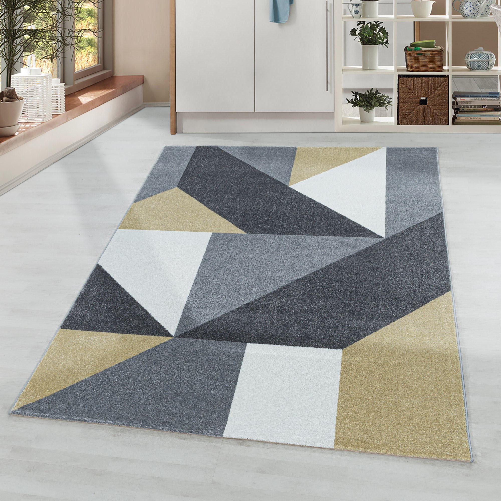 Ayyildiz Teppiche Teppich »OTTAWA 4205«, rechteckig, 8 mm Höhe, Wohnzimmer
