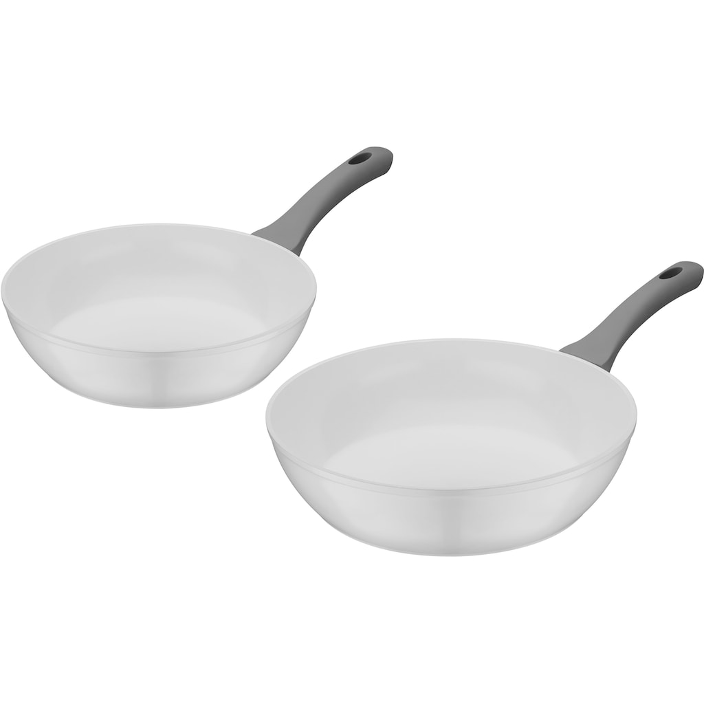 GSW Pfannen-Set »Fiona«, Aluminium, (Set, 2 tlg., je 1 Pfanne Ø 24/28 cm, H: 6,8/7,3 cm, - 2,3/3,7 l)